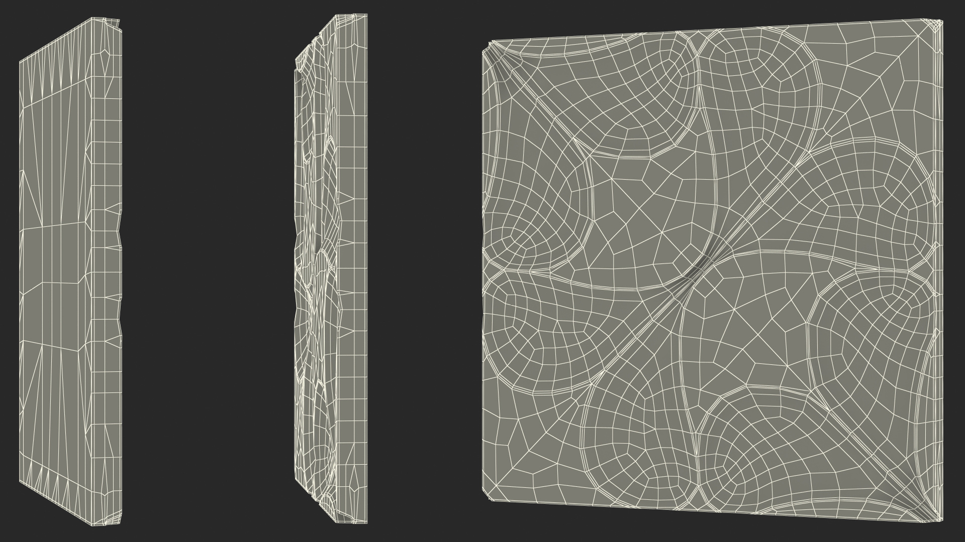 3D Wall Panel Drops Ceramic 3D