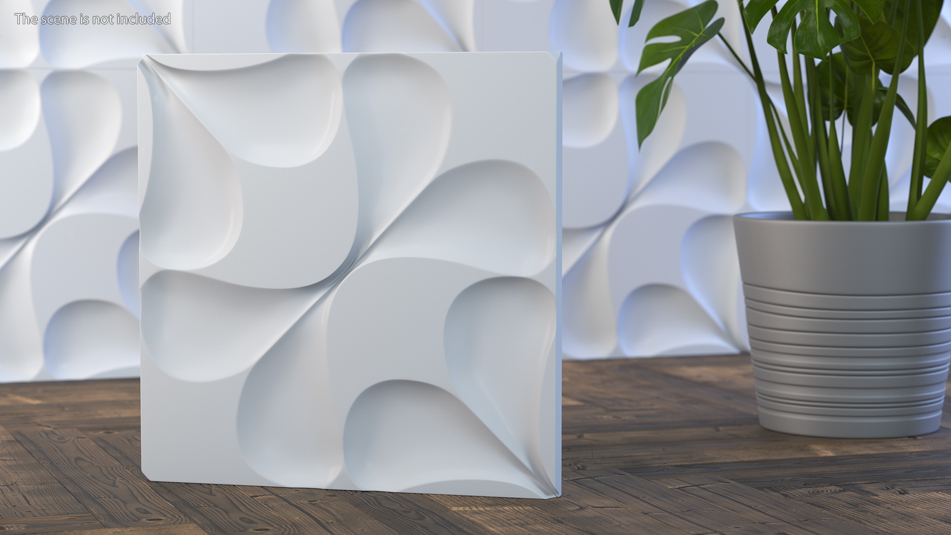 3D Wall Panel Drops Ceramic 3D