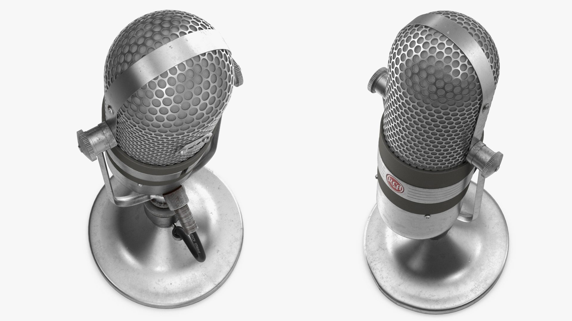 3D model Vintage Capsule Microphone RCA 77-D