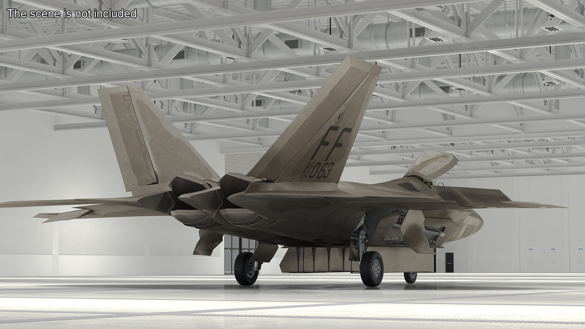 Advanced Tactical Fighter F-22 Raptor 3D