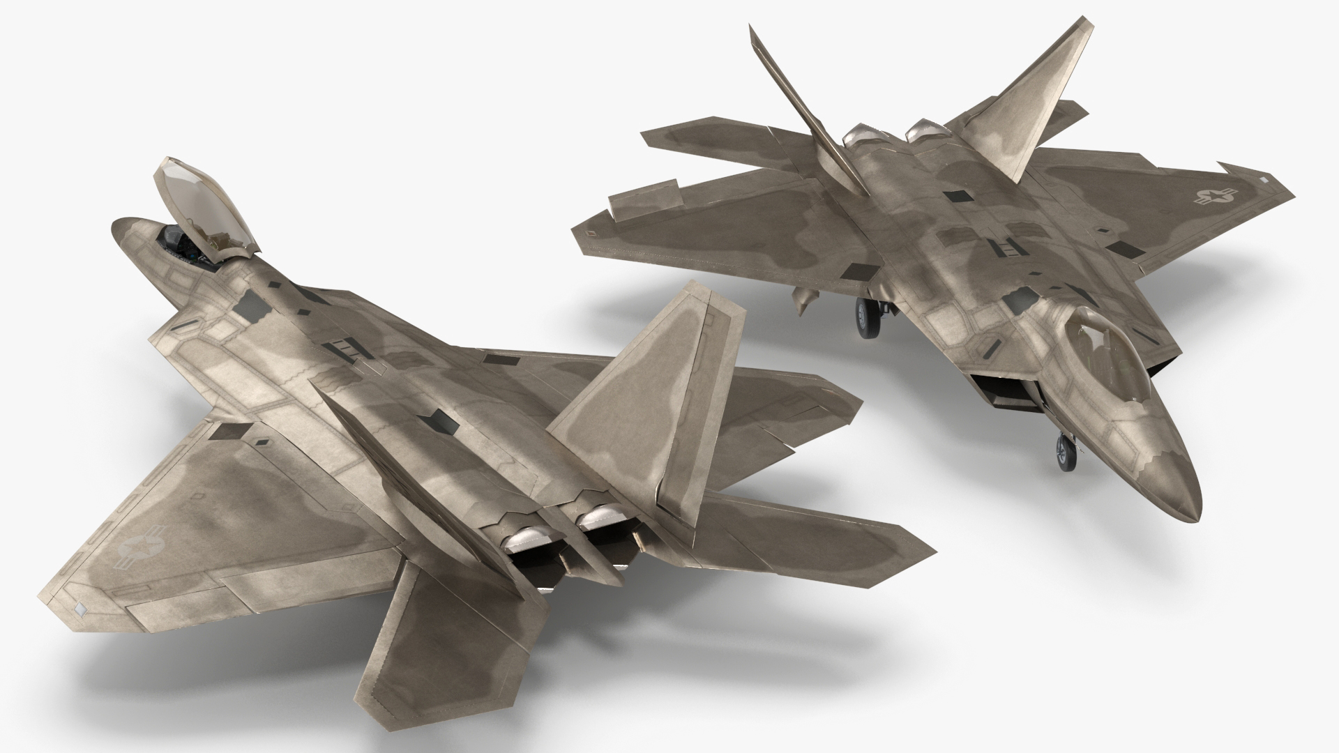 Advanced Tactical Fighter F-22 Raptor 3D