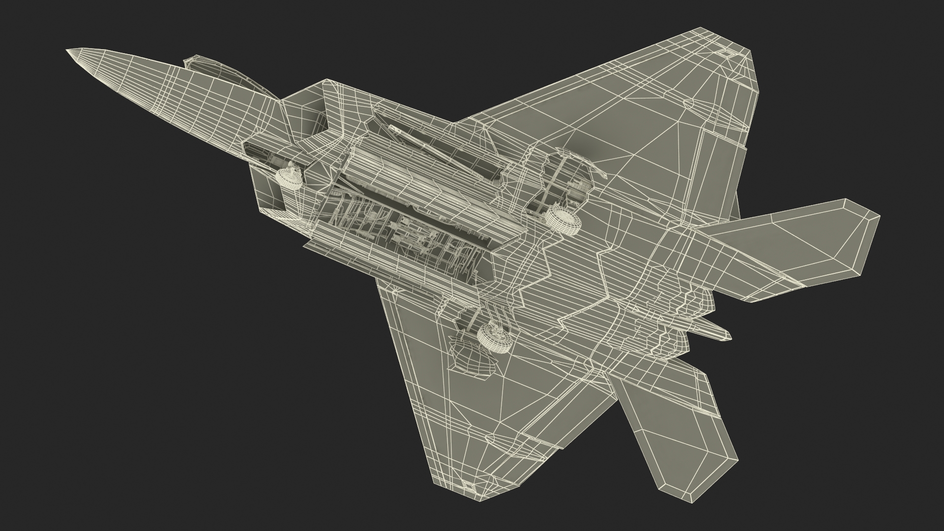 Advanced Tactical Fighter F-22 Raptor 3D