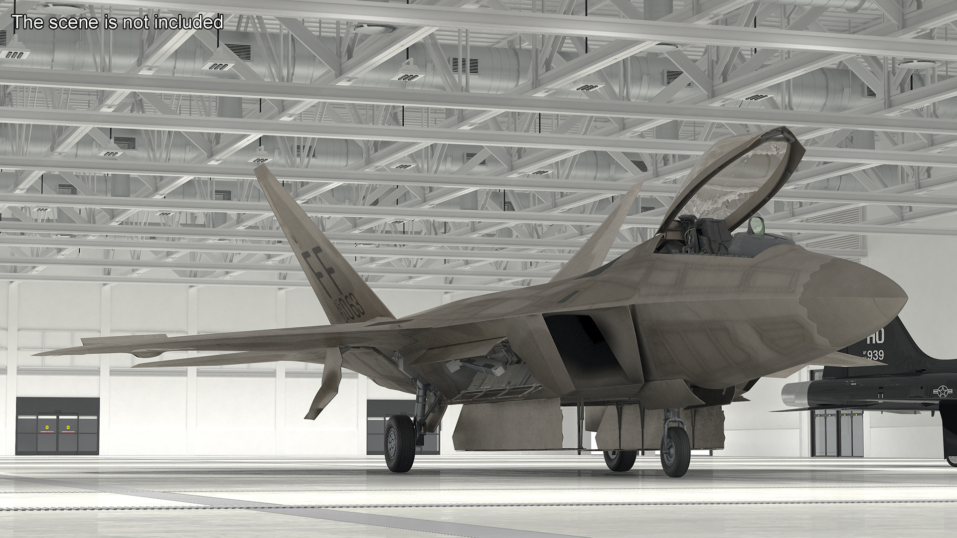 Advanced Tactical Fighter F-22 Raptor 3D