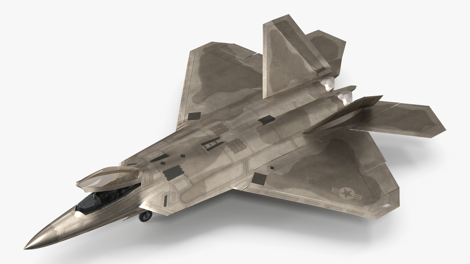 Advanced Tactical Fighter F-22 Raptor 3D