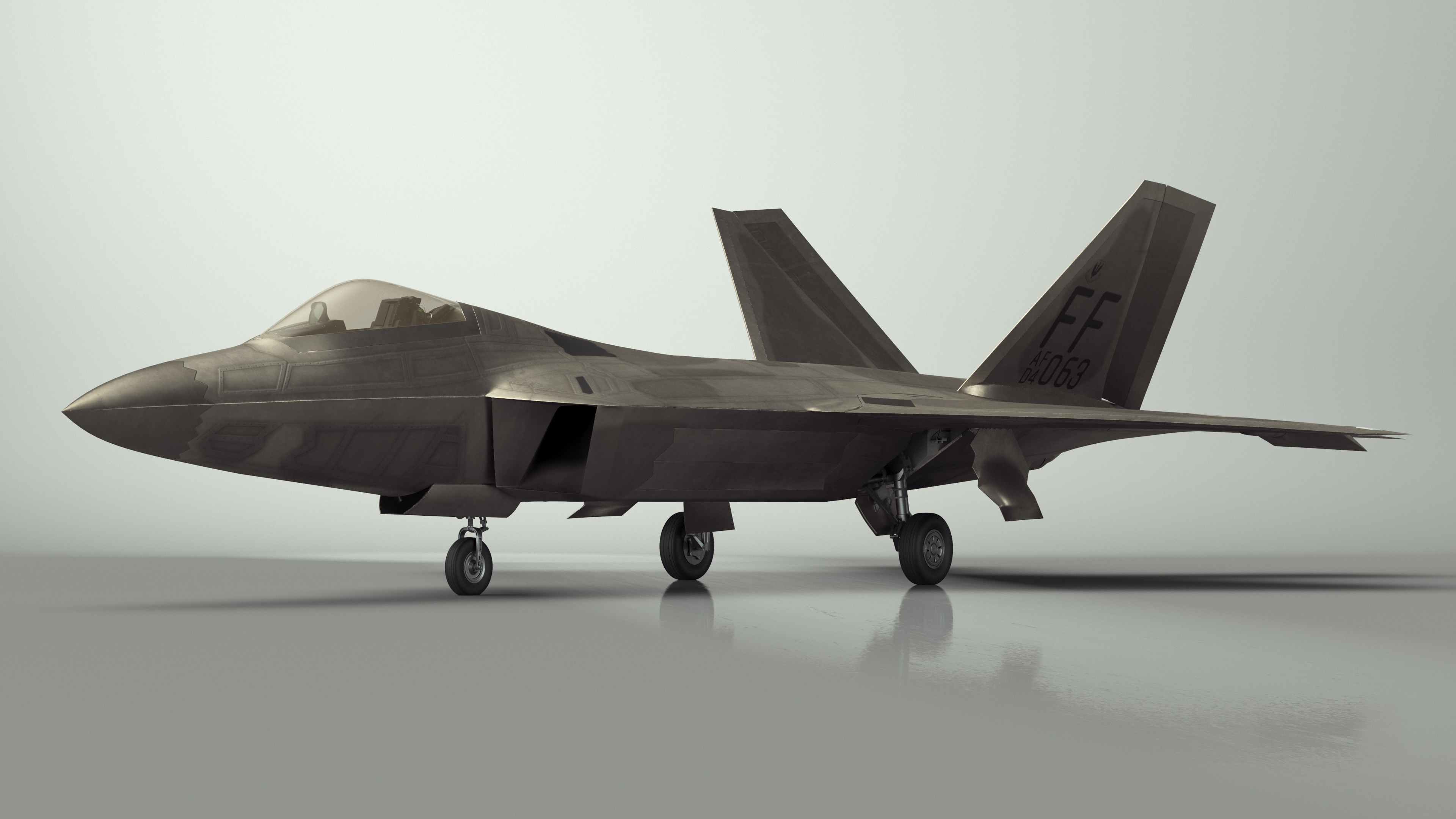 Advanced Tactical Fighter F-22 Raptor 3D