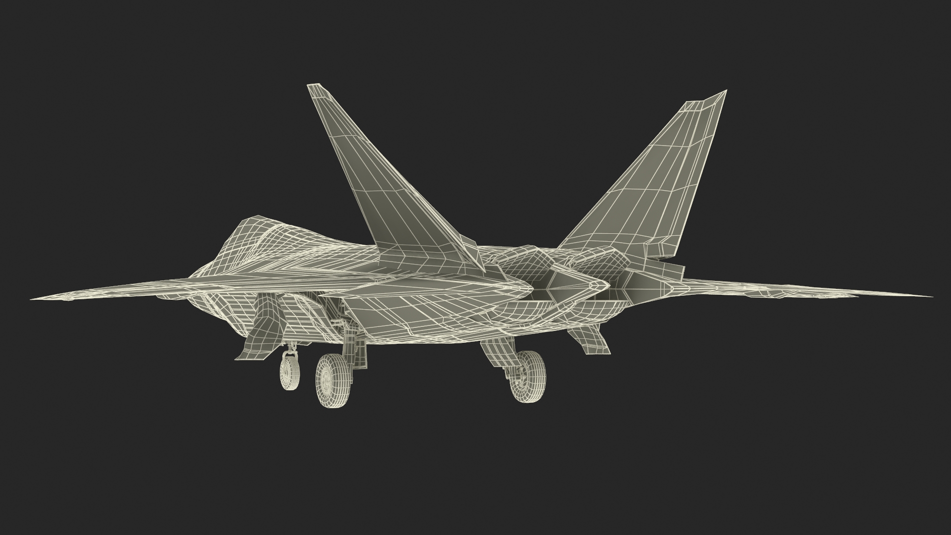 Advanced Tactical Fighter F-22 Raptor 3D