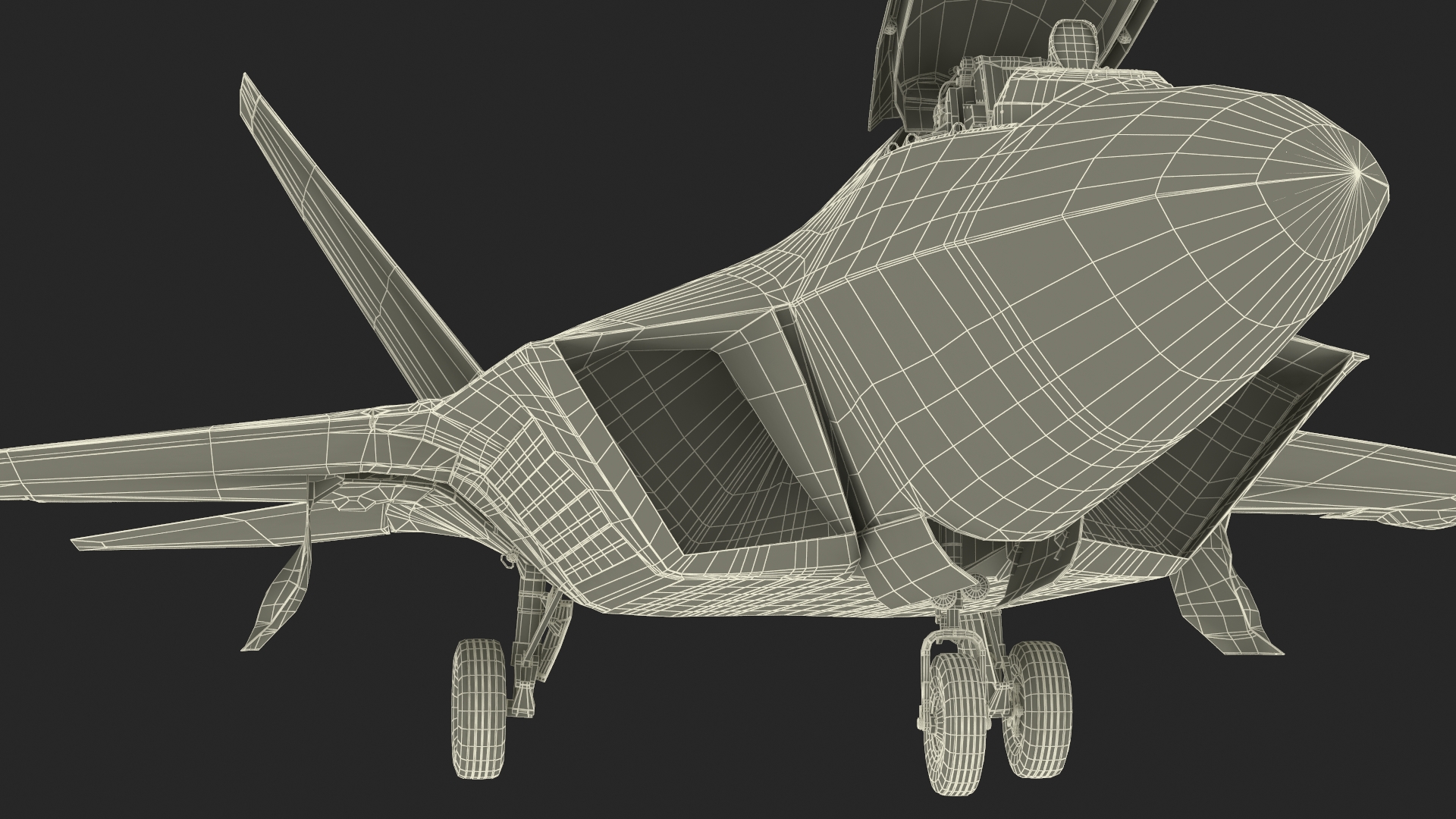 Advanced Tactical Fighter F-22 Raptor 3D