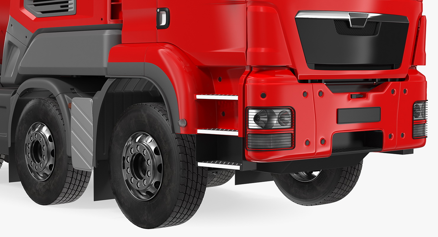 3D model Electric Hybrid Mixer Truck Generic