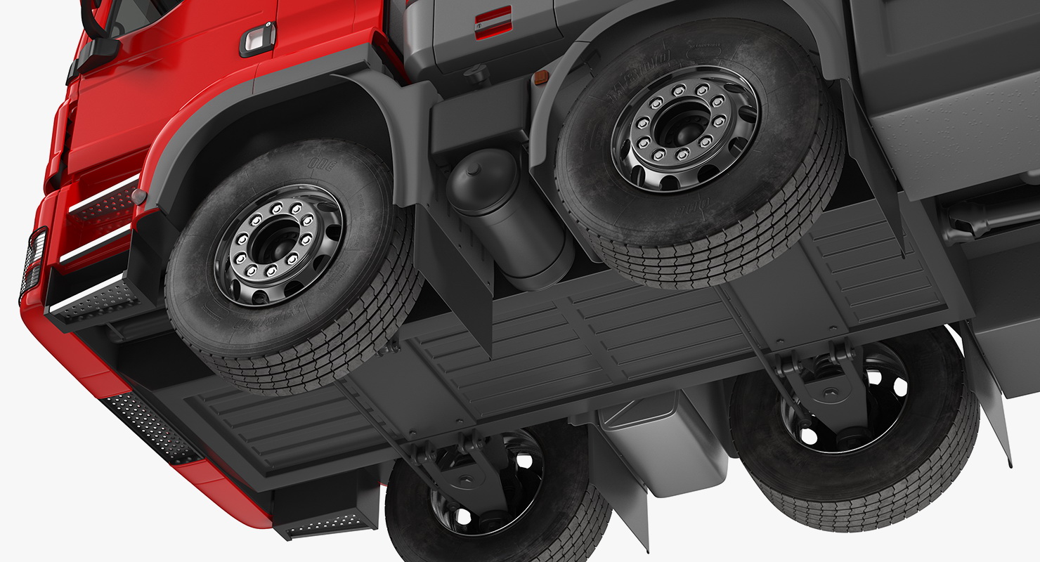 3D model Electric Hybrid Mixer Truck Generic