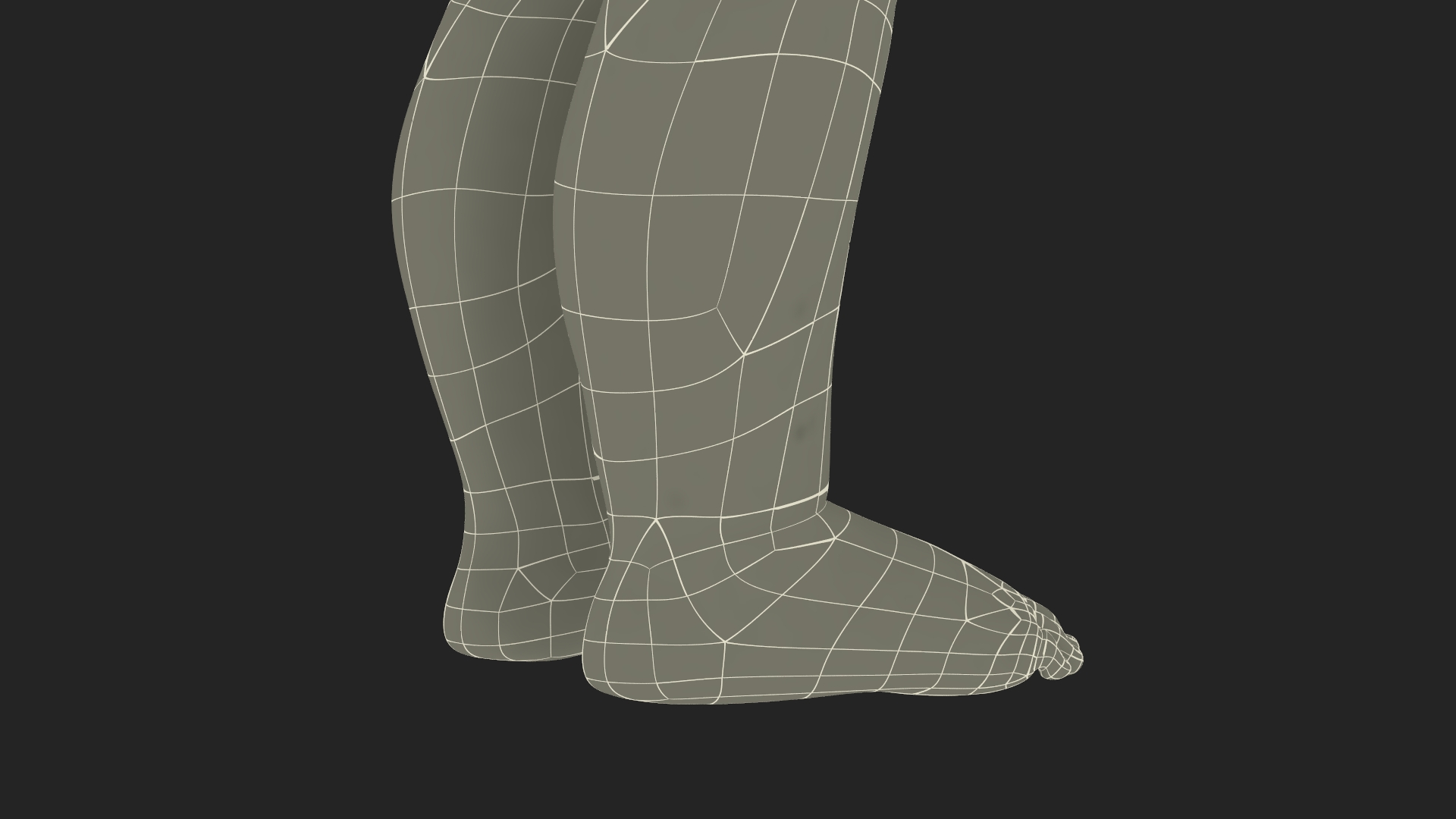 3D Black Toddler Boy in Bodysuit Standing model