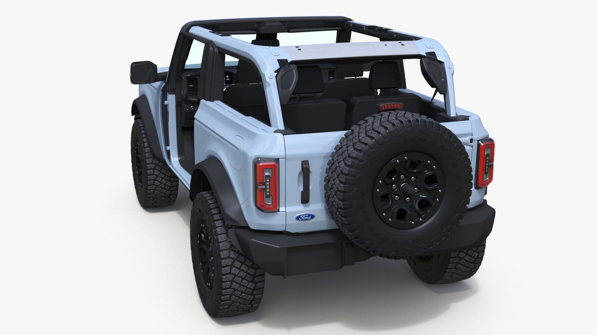 3D 4X4 Ford Bronco Two Door Cactus Gray