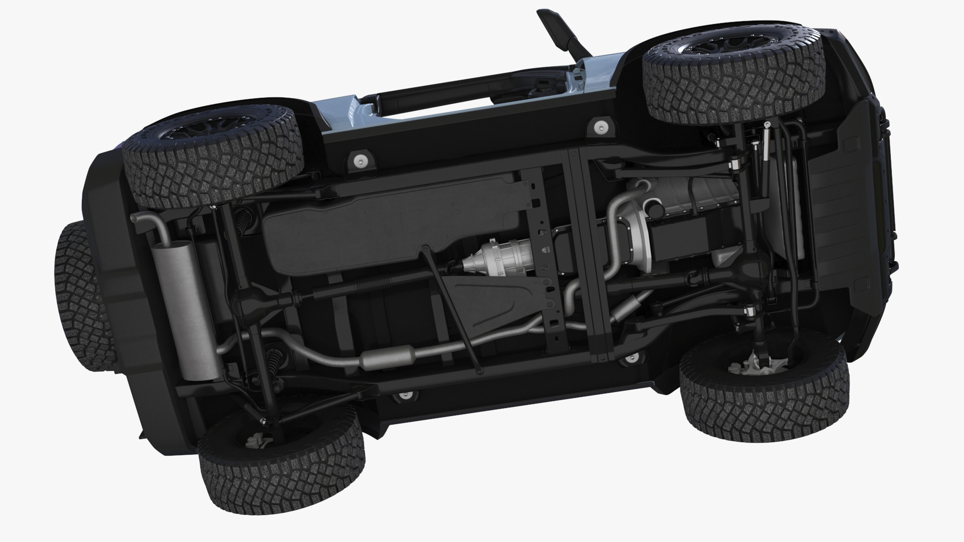 3D 4X4 Ford Bronco Two Door Cactus Gray