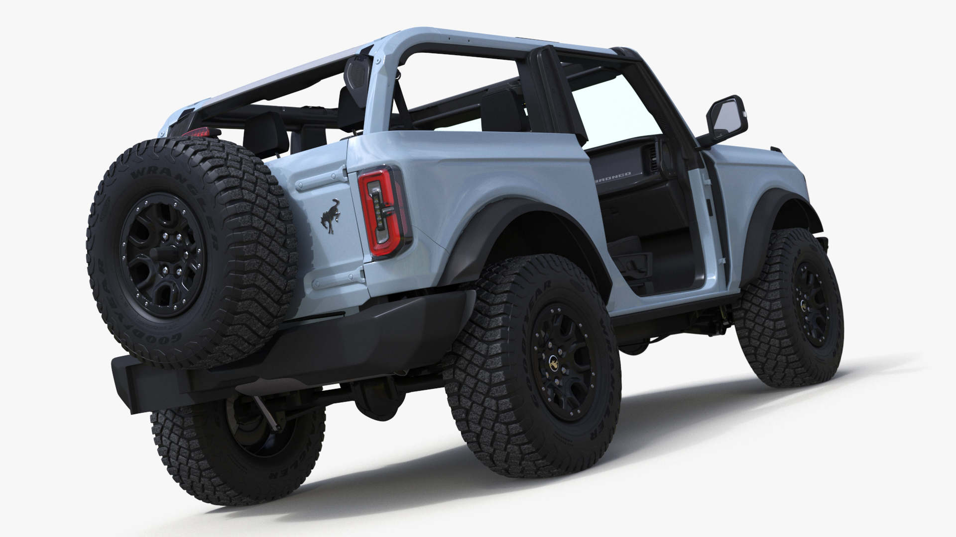 3D 4X4 Ford Bronco Two Door Cactus Gray