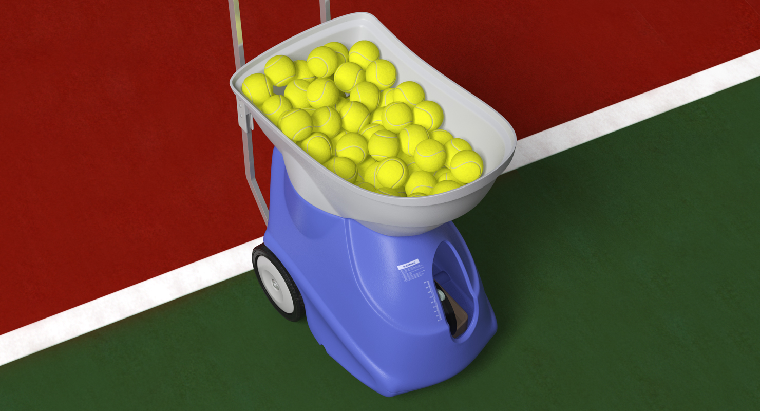 Tennis Ball Machine Generic 3D