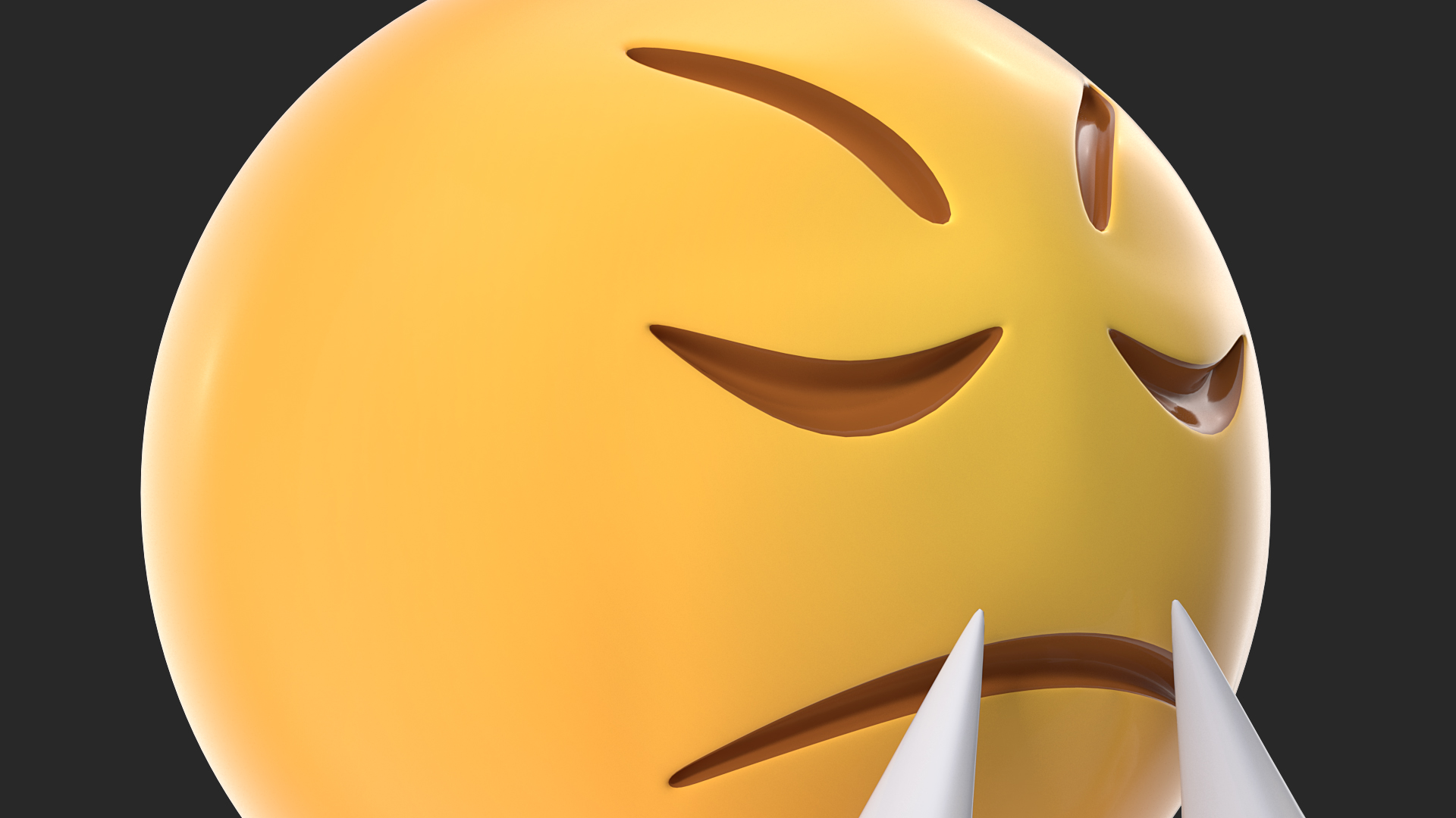 Very Mad Emoji 3D model