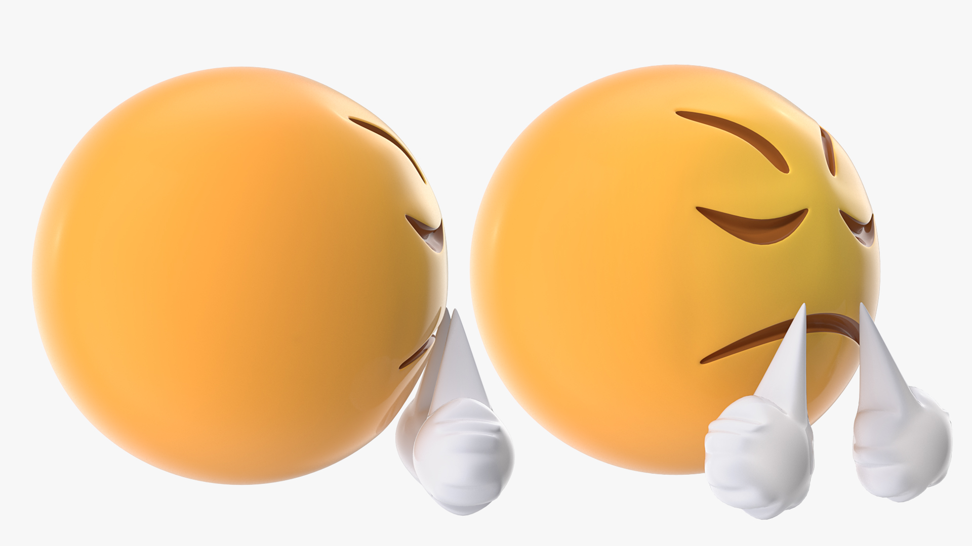 Very Mad Emoji 3D model