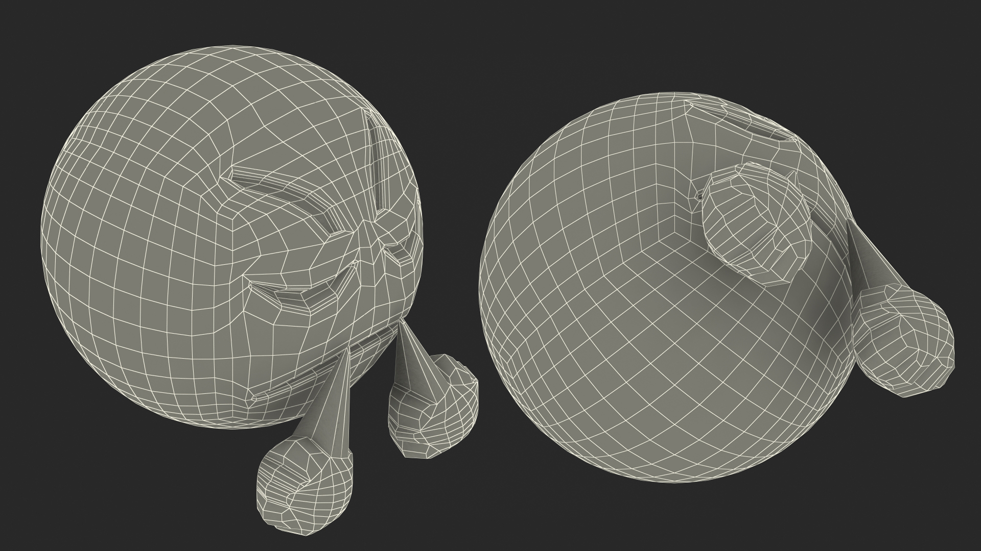 Very Mad Emoji 3D model