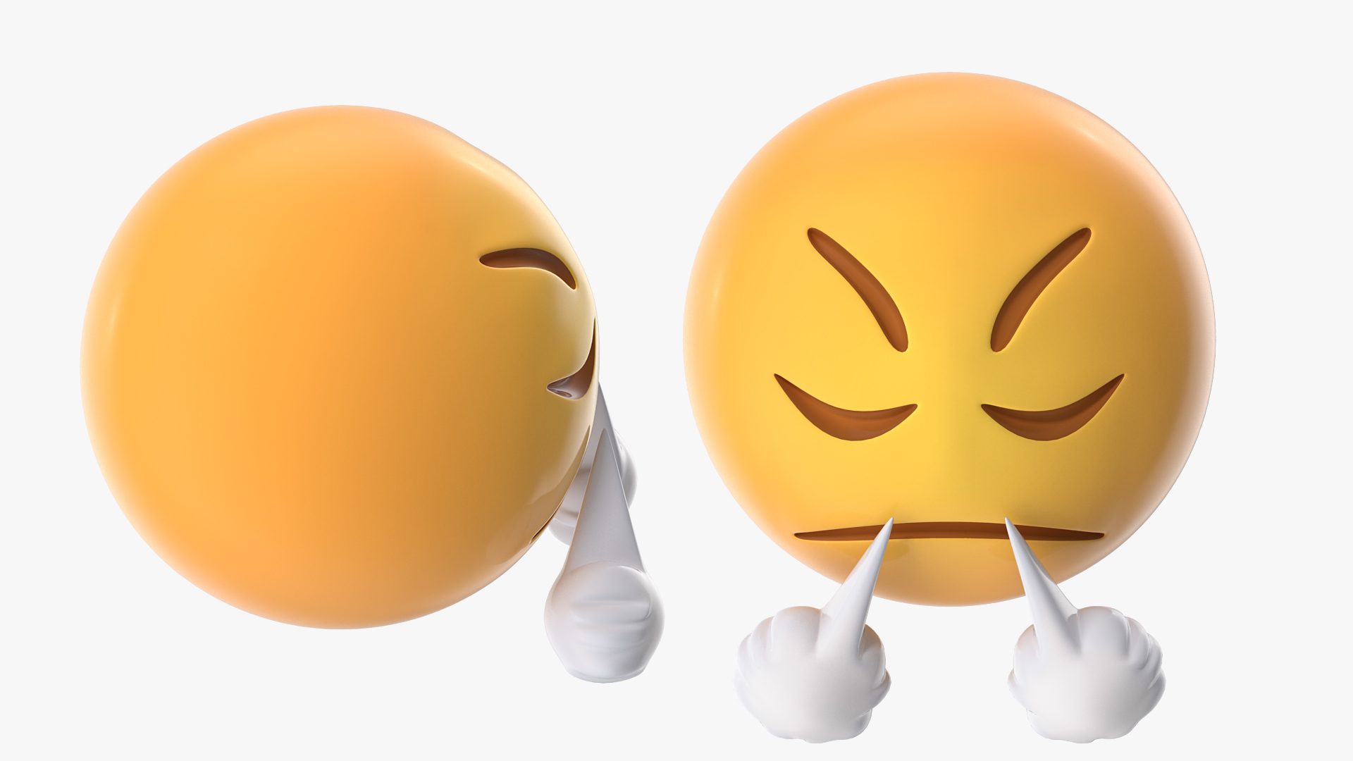 Very Mad Emoji 3D model