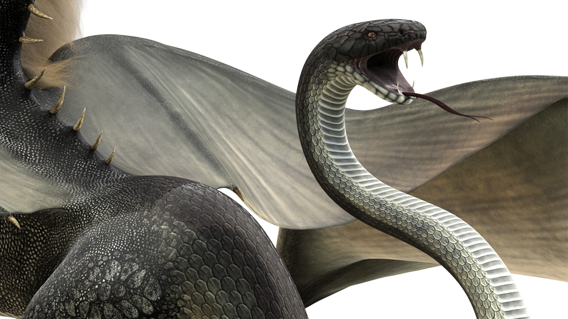 3D model Mythical Chimera with Fur