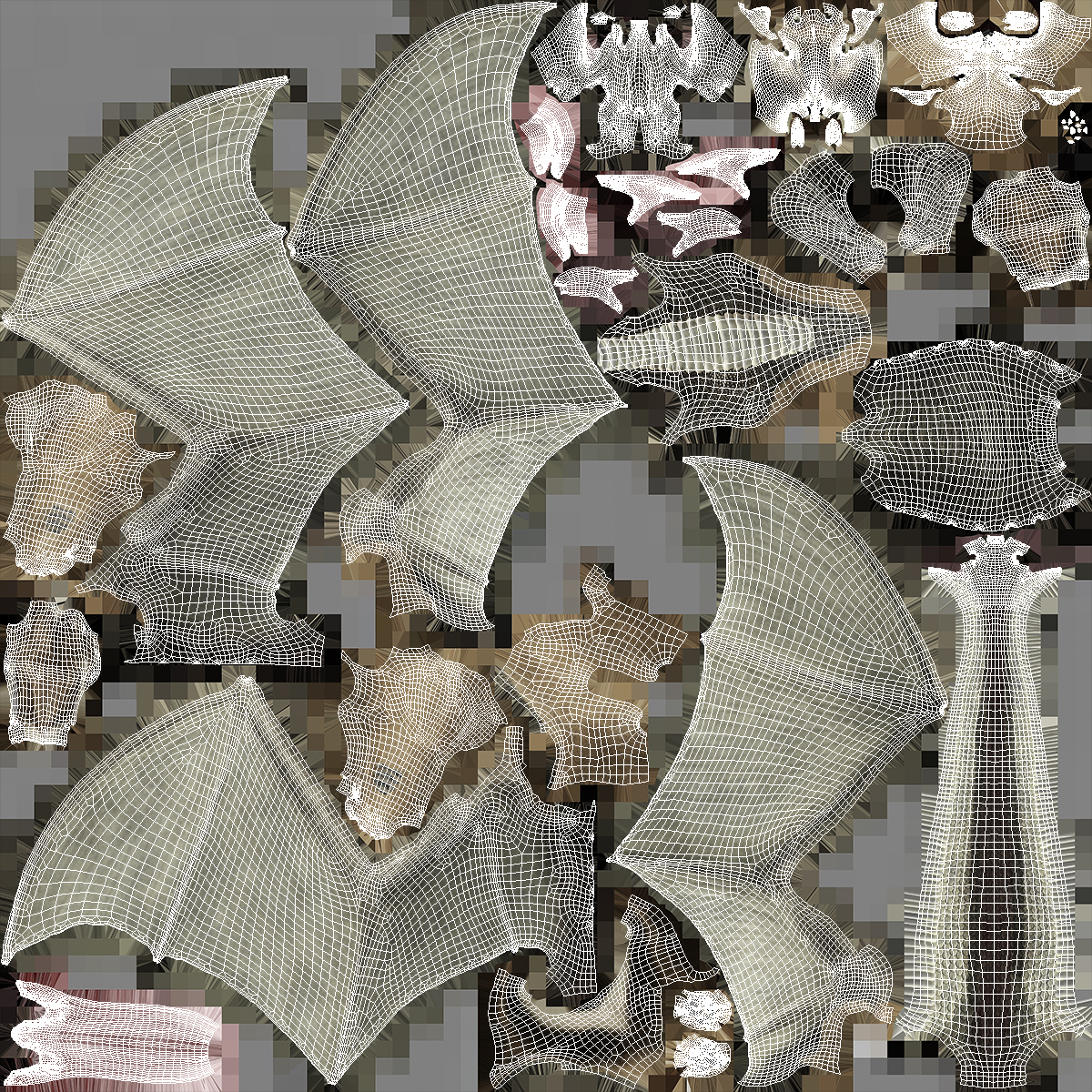 3D model Mythical Chimera with Fur