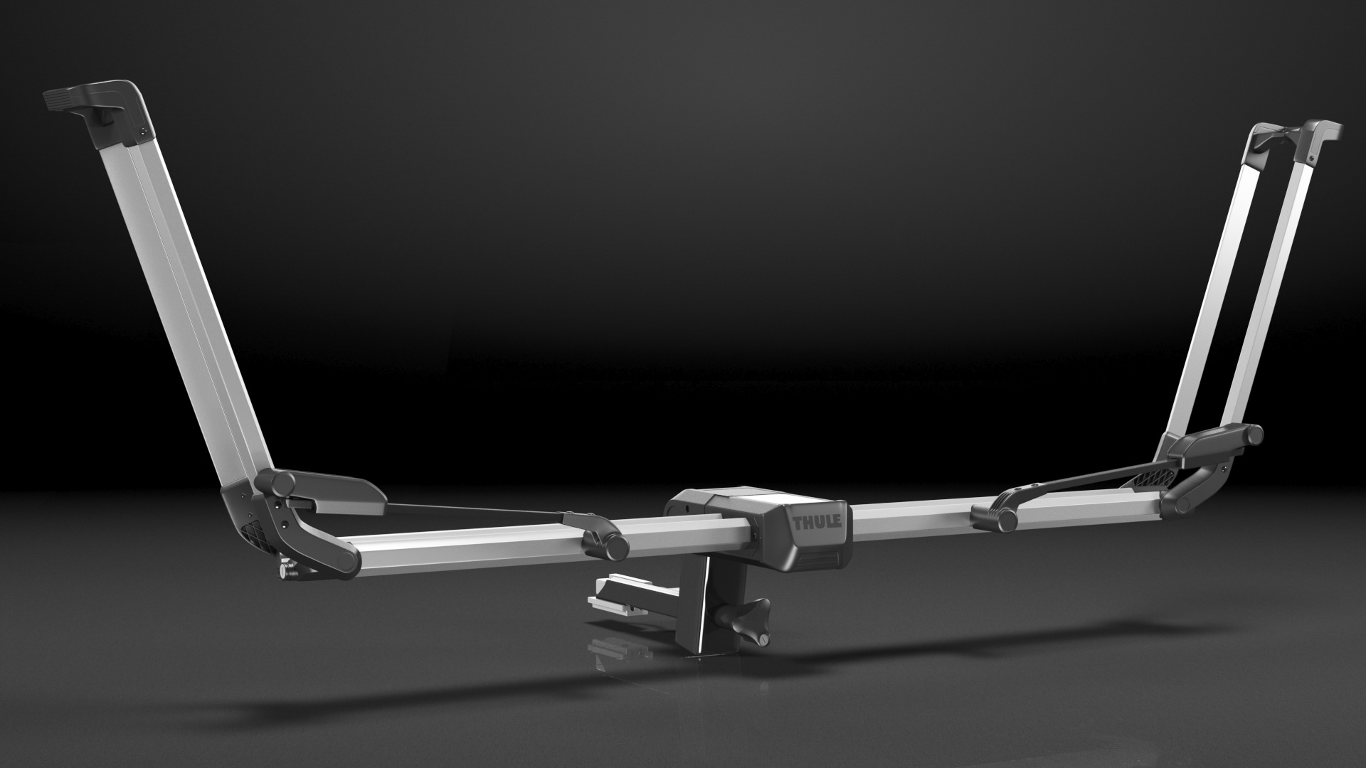3D model Thule Helium Aluminum Platform Bike Rack Open