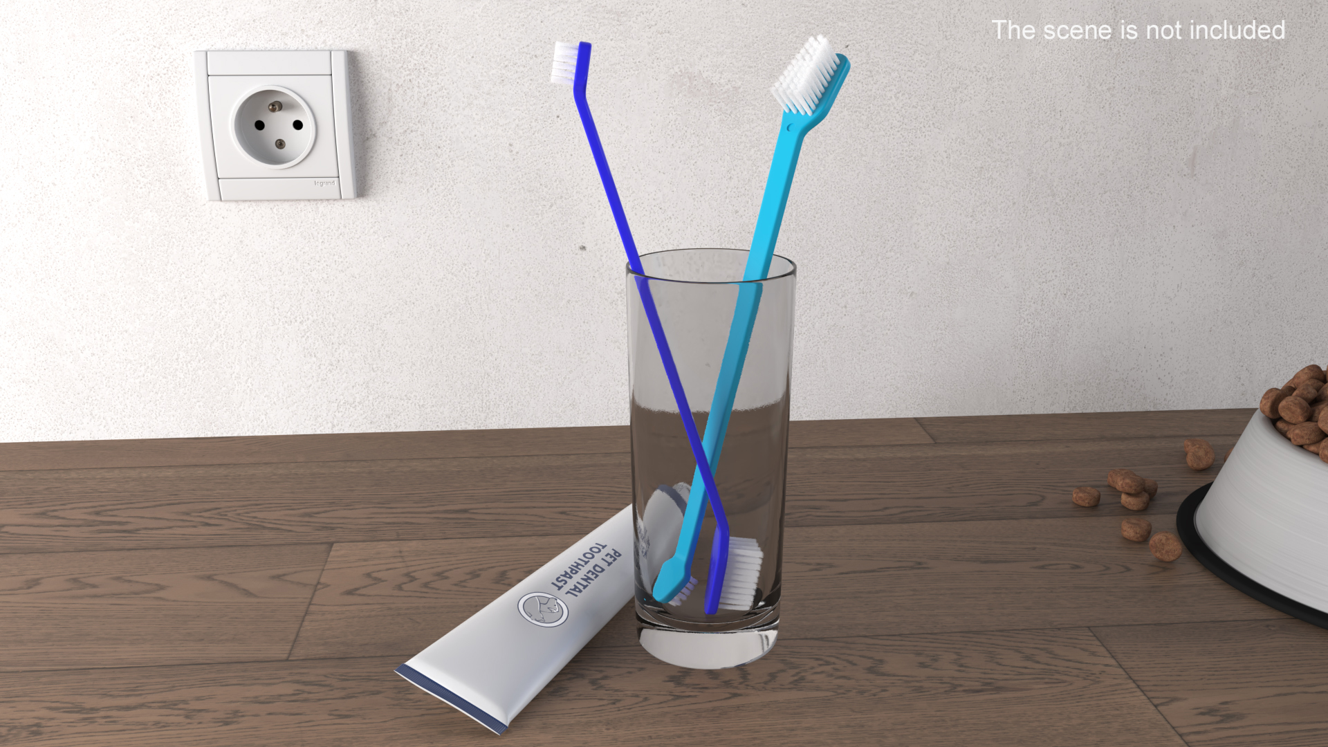 3D Pet Dental Cleaning Supplies model
