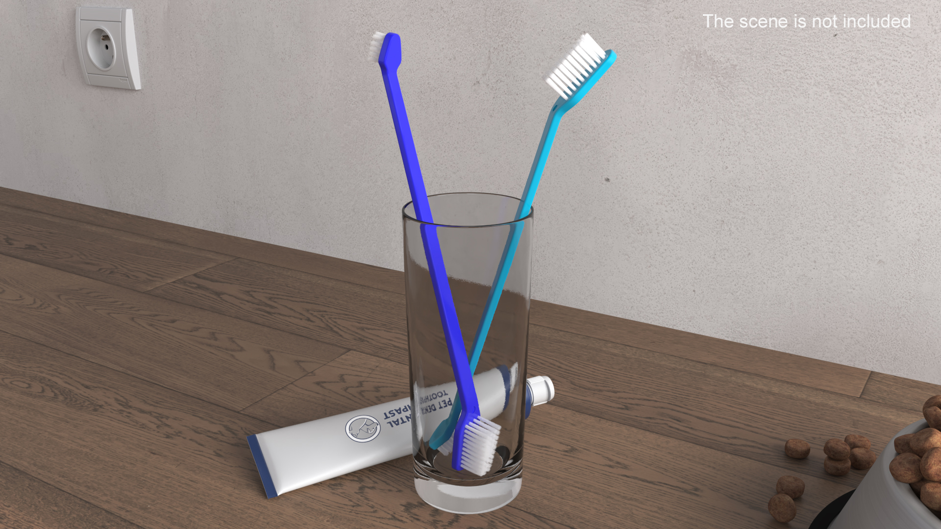 3D Pet Dental Cleaning Supplies model
