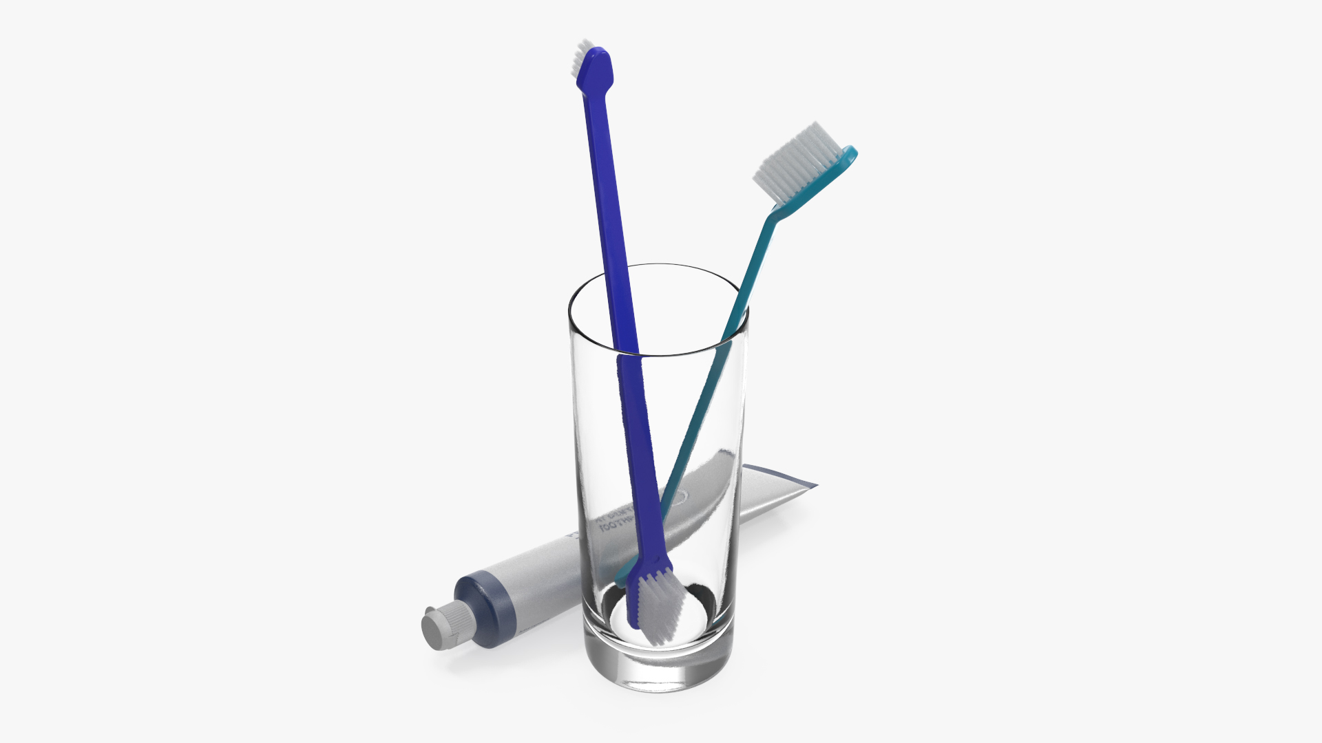 3D Pet Dental Cleaning Supplies model