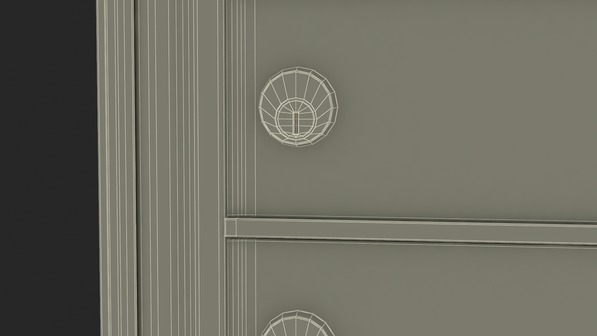 3D model Black Twelve Door Parcel Cluster Mailbox