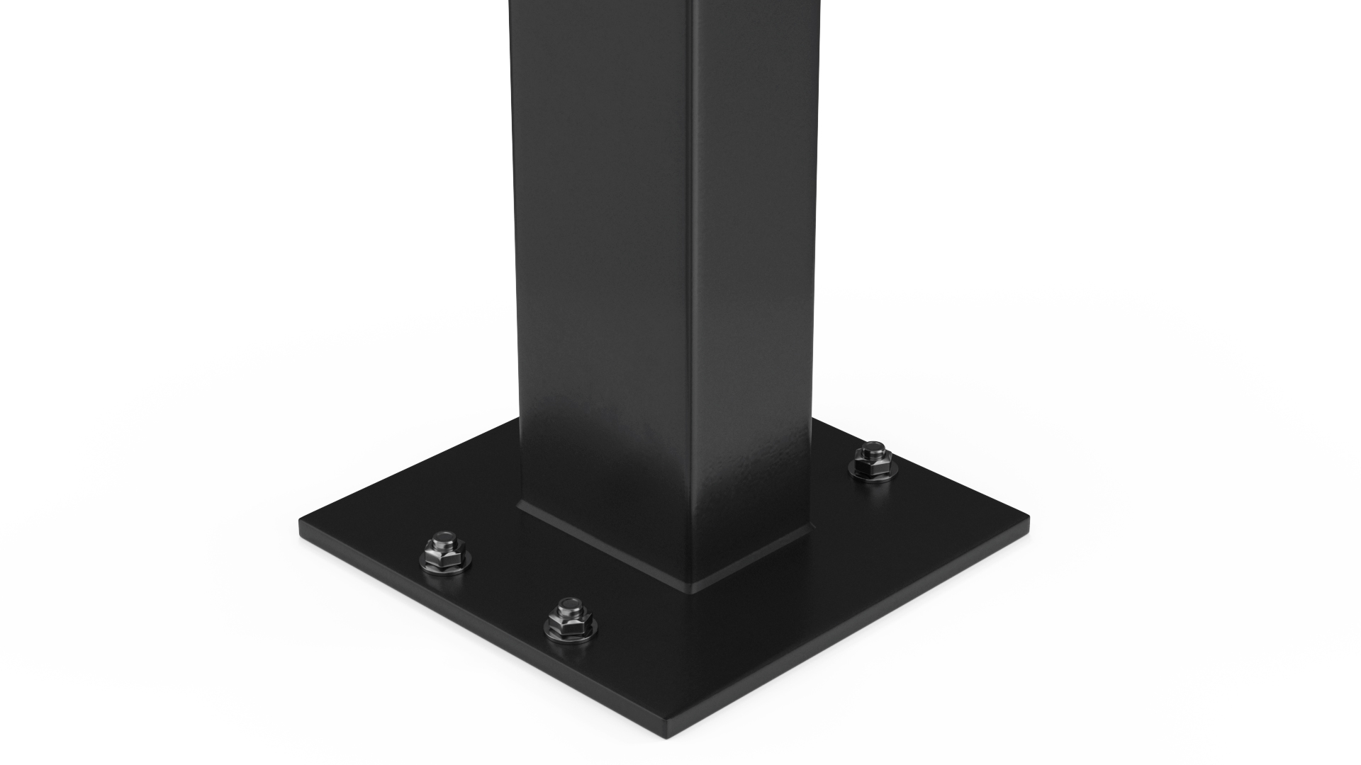 3D model Black Twelve Door Parcel Cluster Mailbox