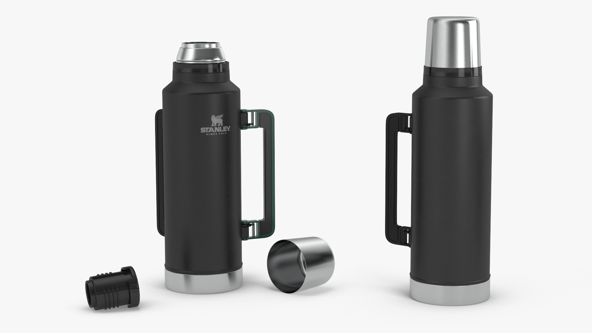 3D Stanley Classic Legendary Bottle Black model