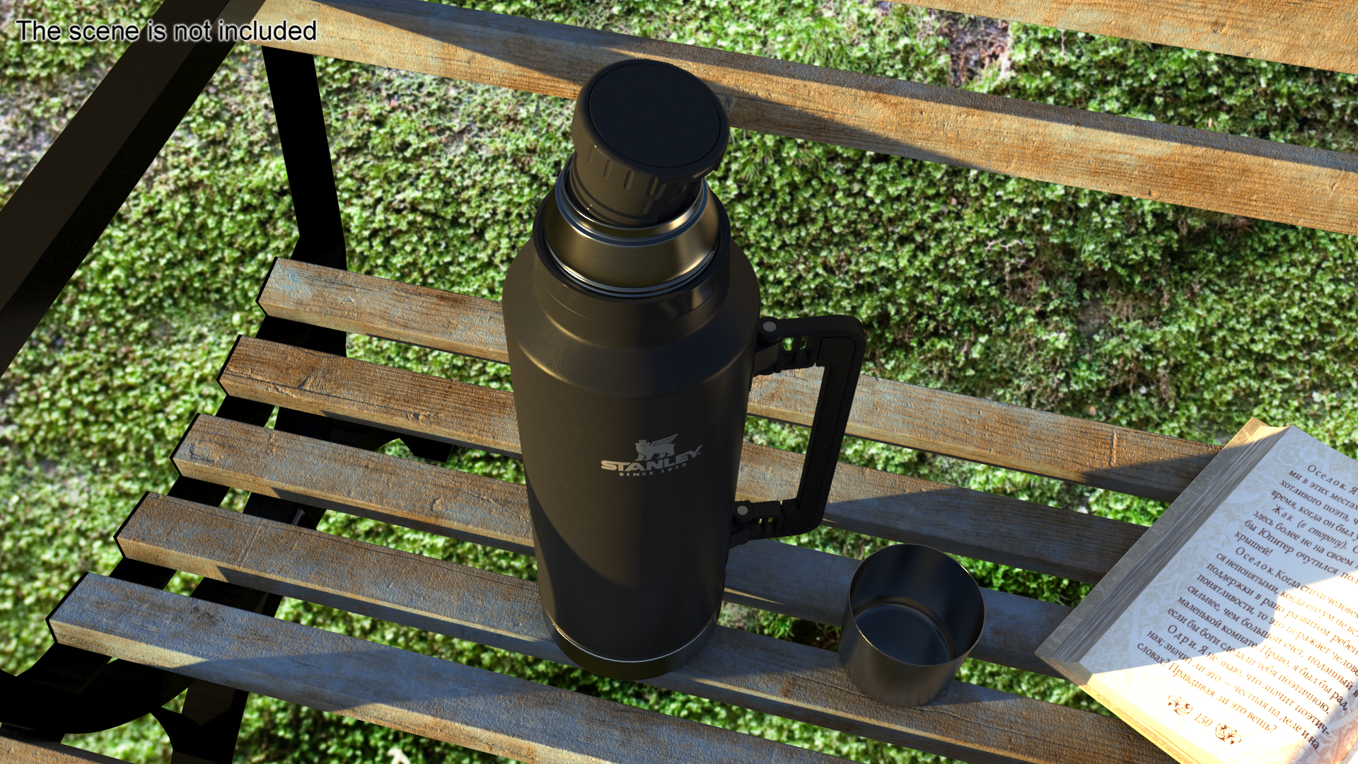 3D Stanley Classic Legendary Bottle Black model