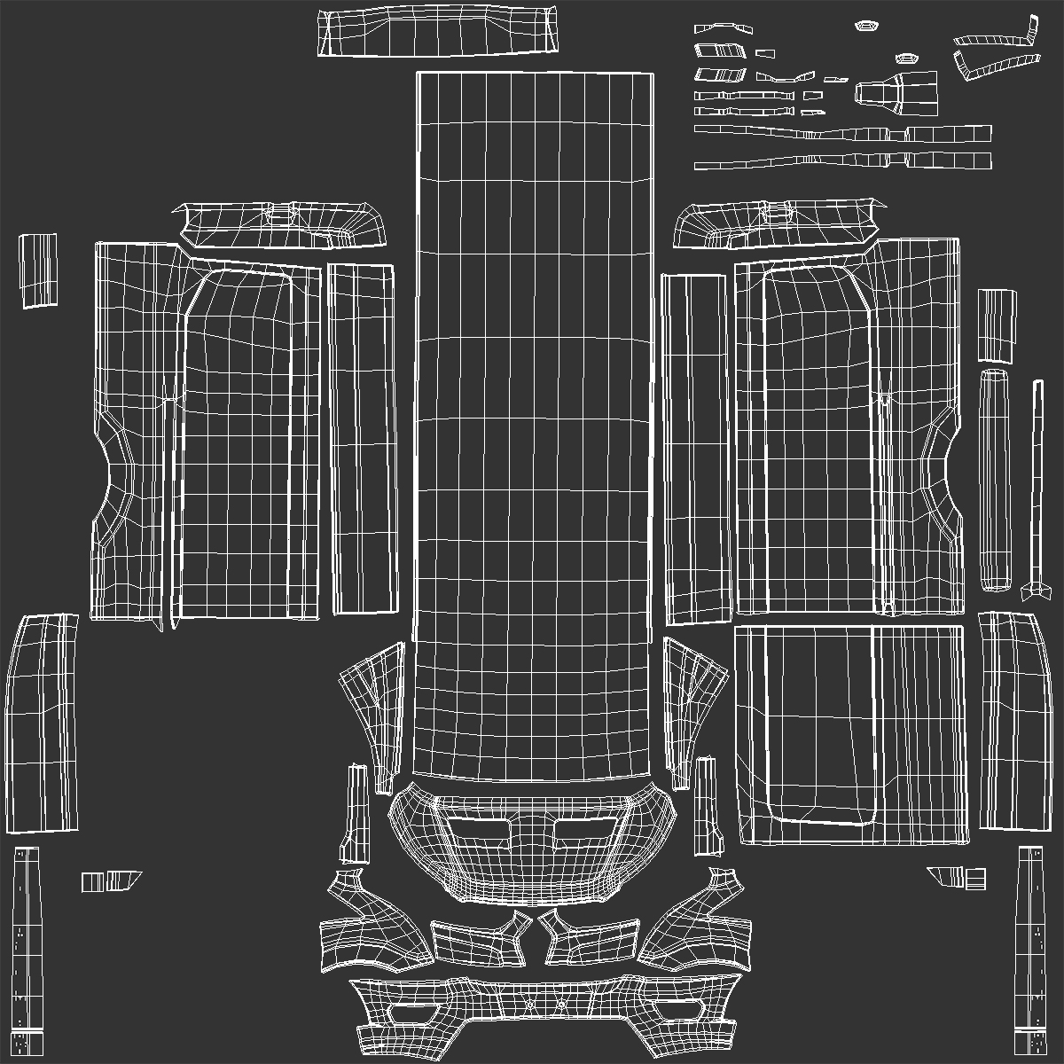 3D Ford Transit Cargo 2020 model