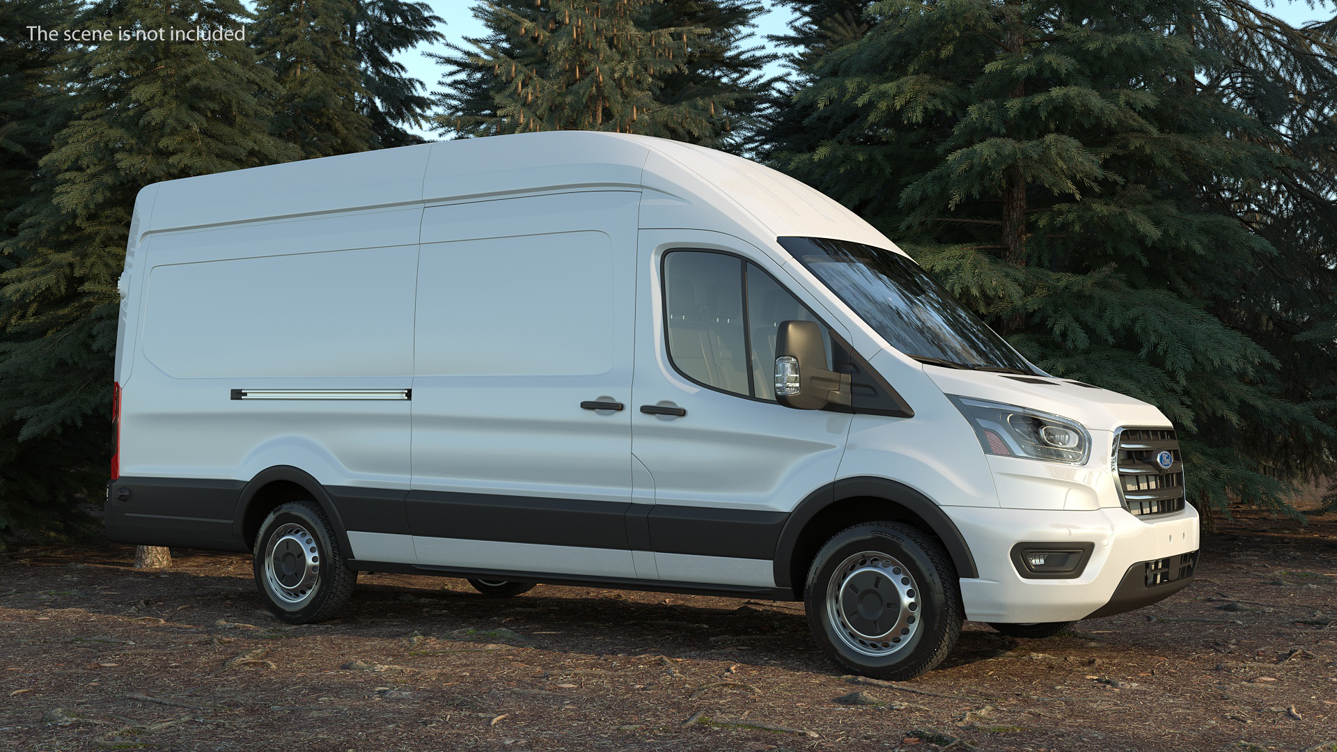 3D Ford Transit Cargo 2020 model