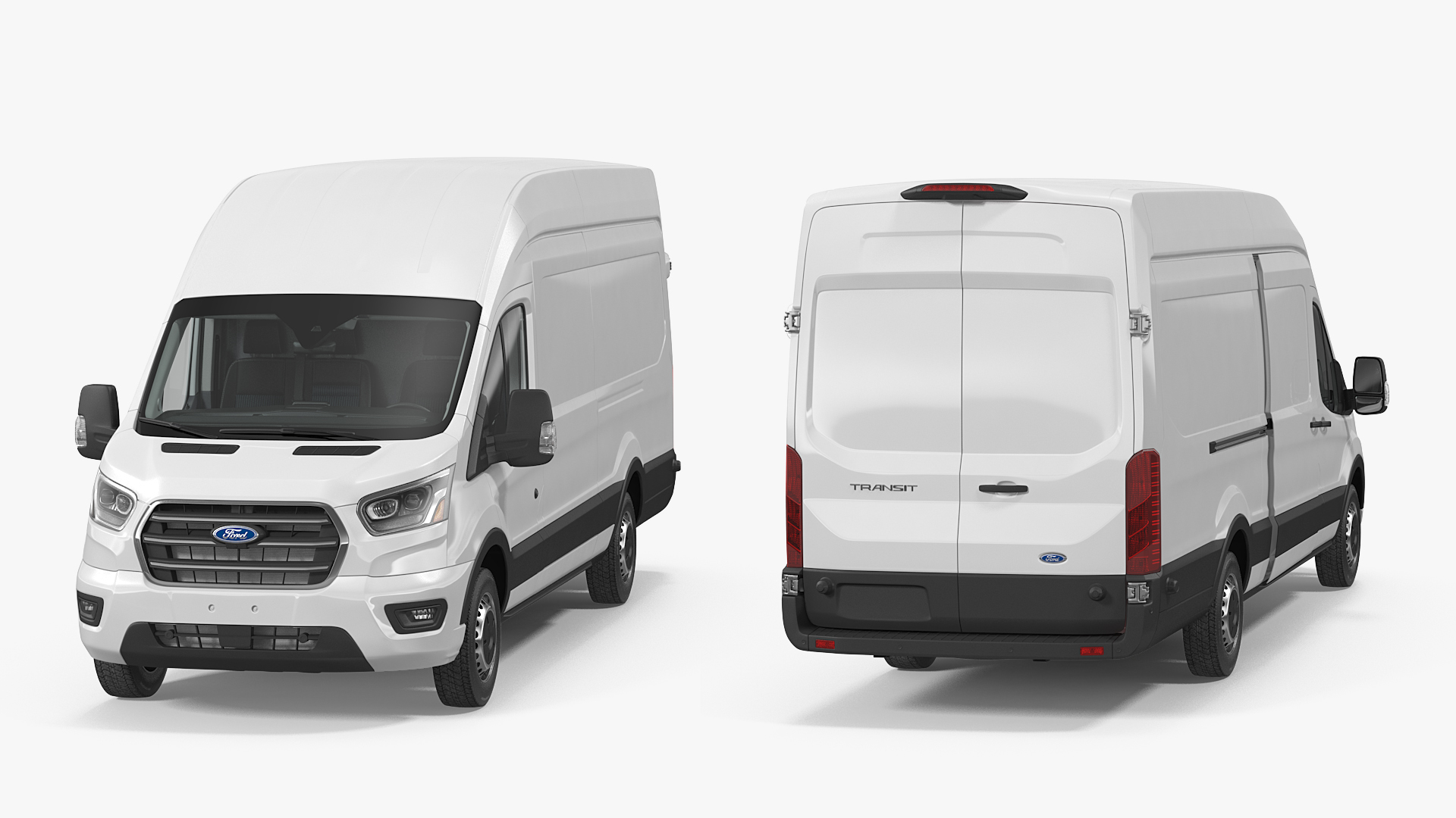 3D Ford Transit Cargo 2020 model