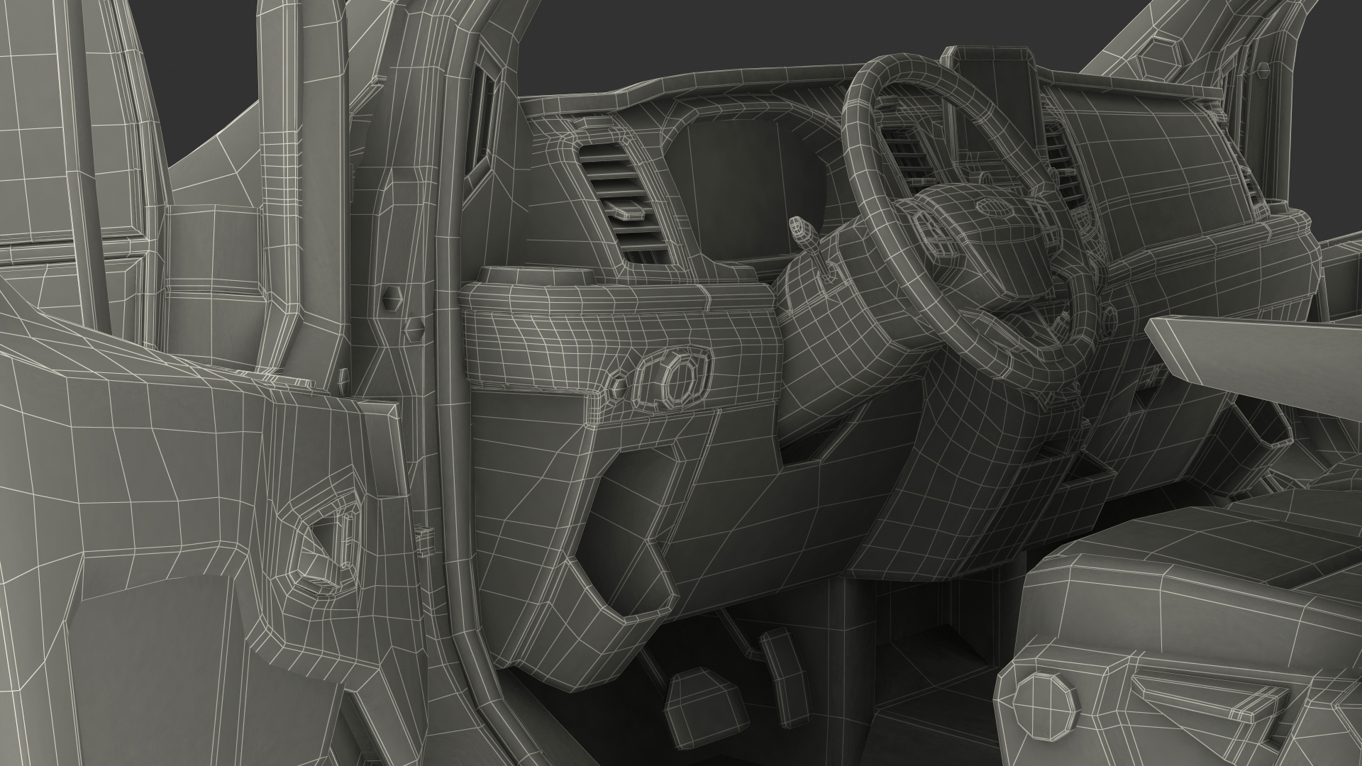 3D Ford Transit Cargo 2020 model