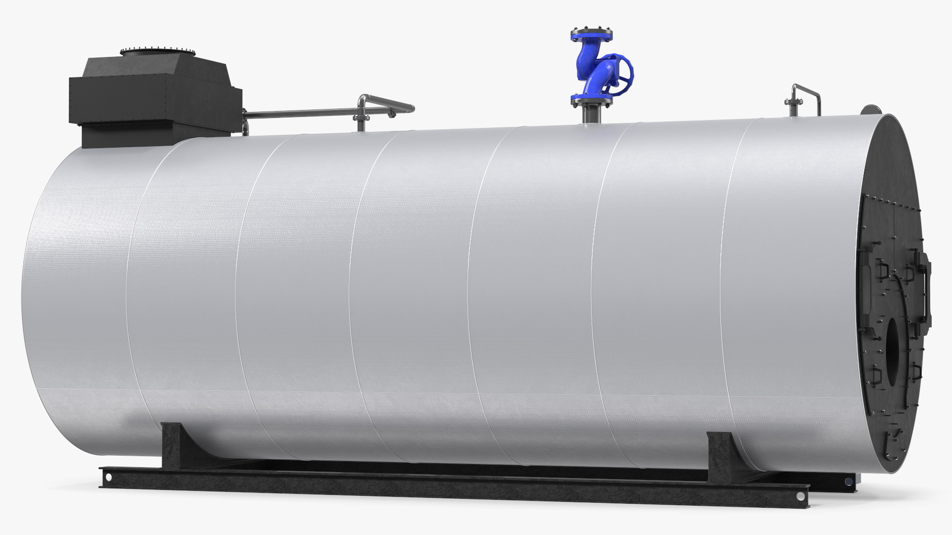 3D Industrial Horizontal Boiler model