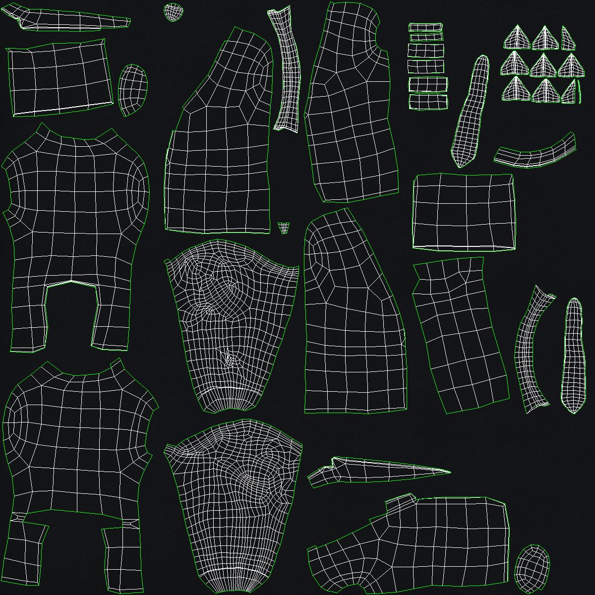 3D Stylish African American Business Man Fur Rigged model