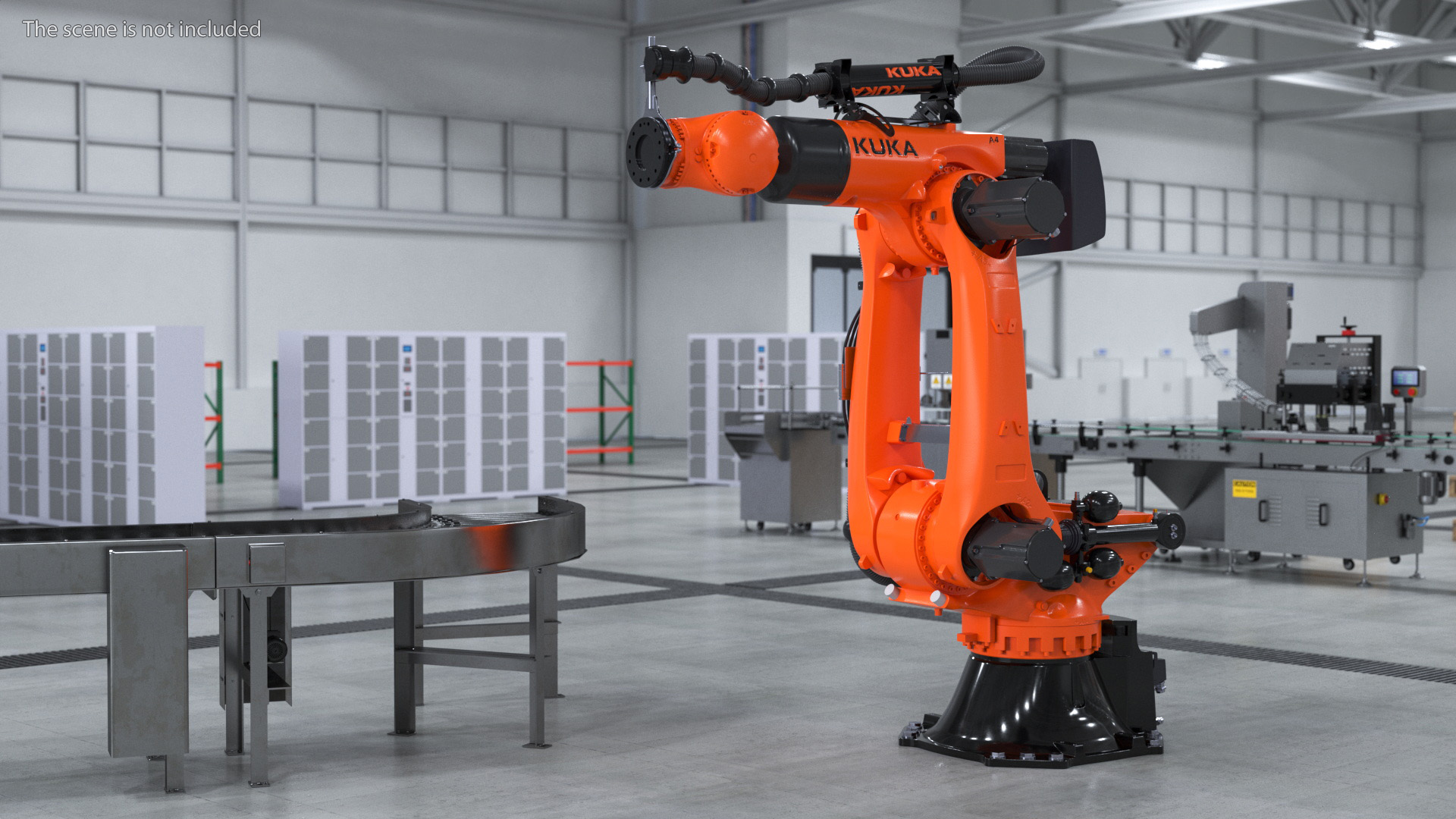 Ultra Robot Arm KUKA KR FORTEC Rigged 3D
