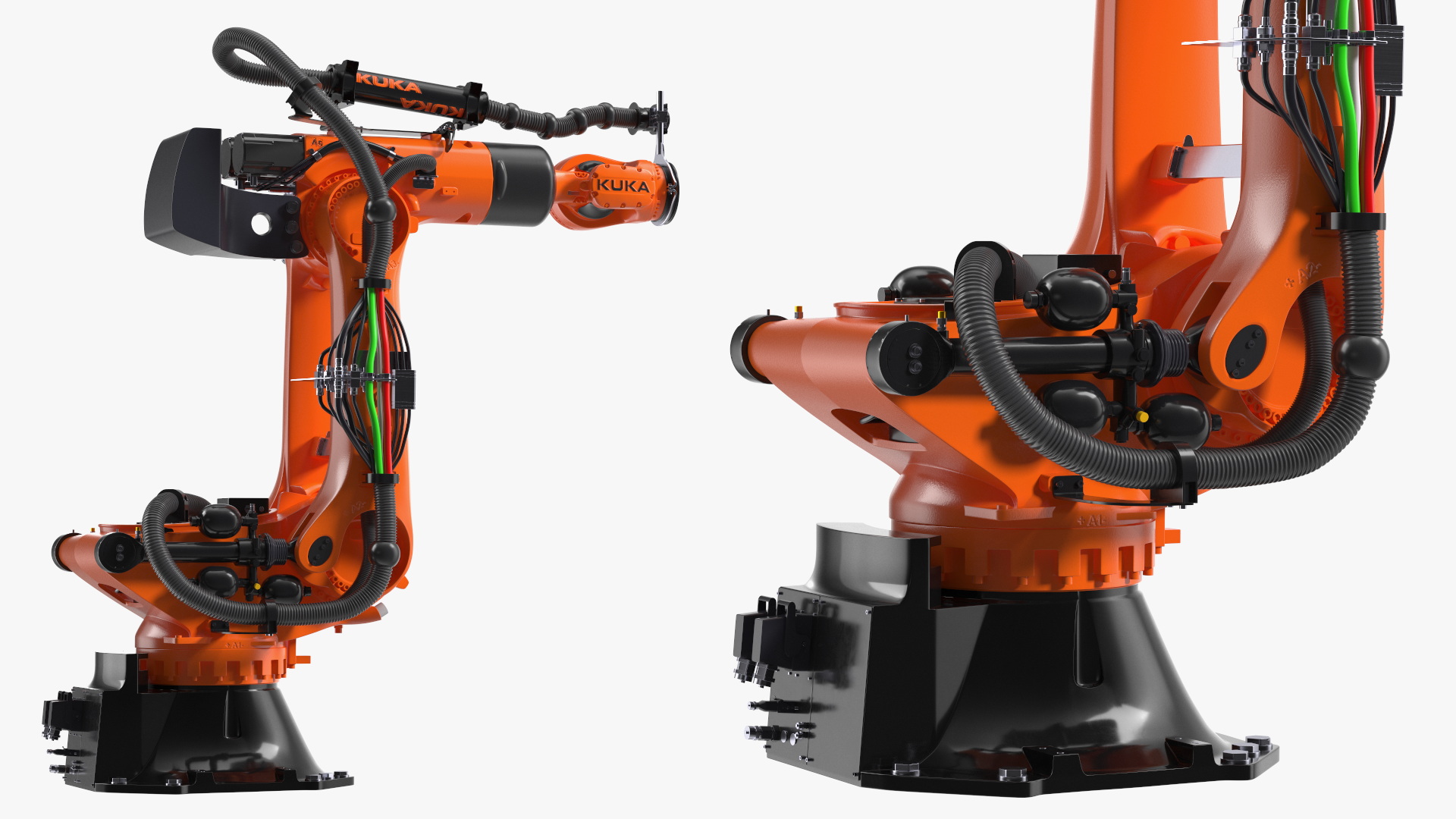 Ultra Robot Arm KUKA KR FORTEC Rigged 3D