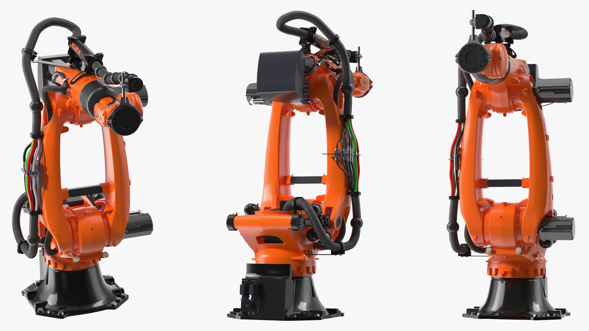 Ultra Robot Arm KUKA KR FORTEC Rigged 3D