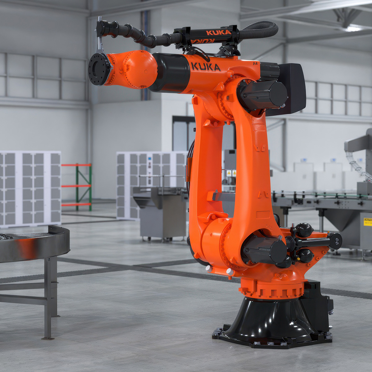 Ultra Robot Arm KUKA KR FORTEC Rigged 3D