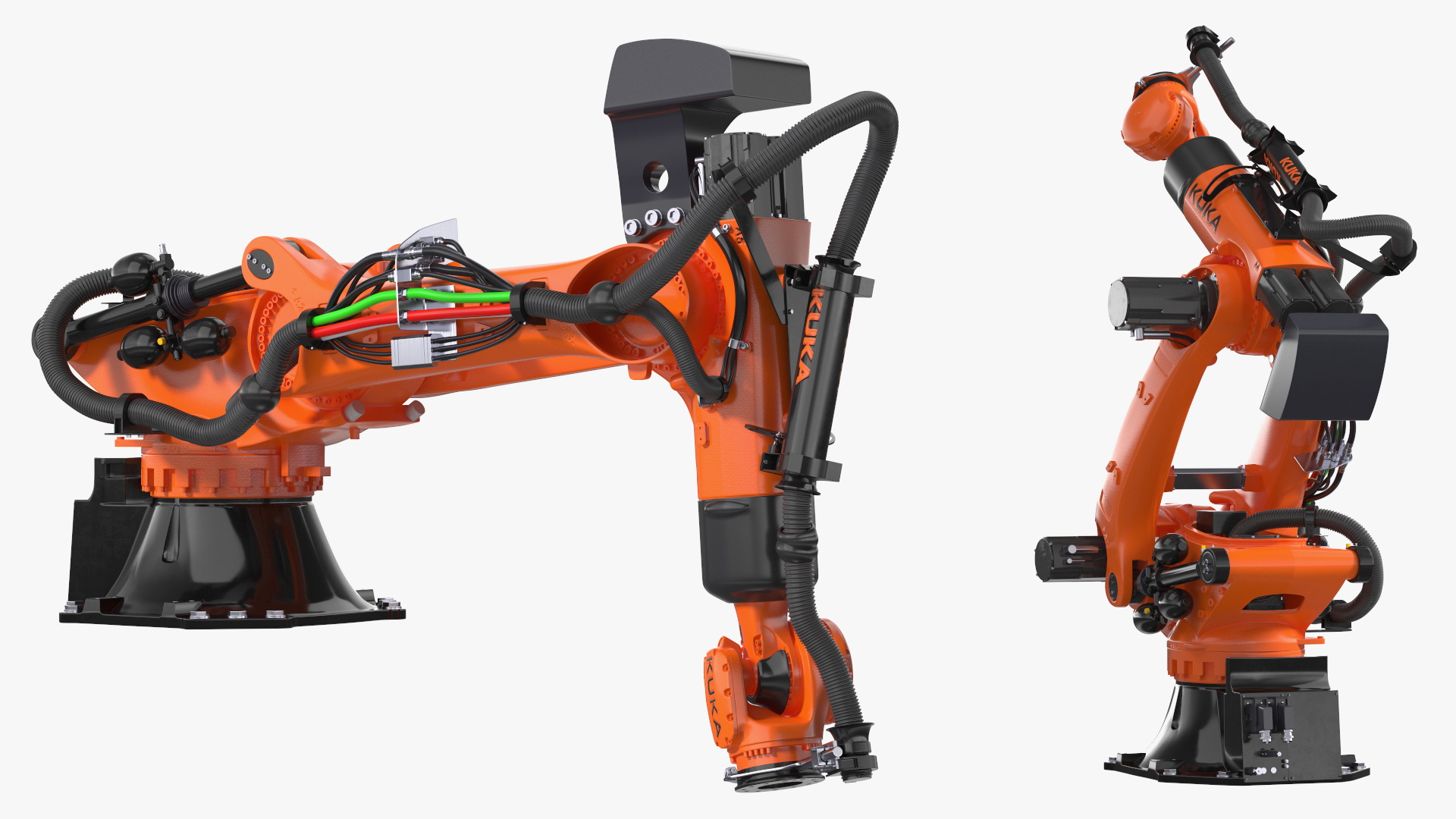 Ultra Robot Arm KUKA KR FORTEC Rigged 3D