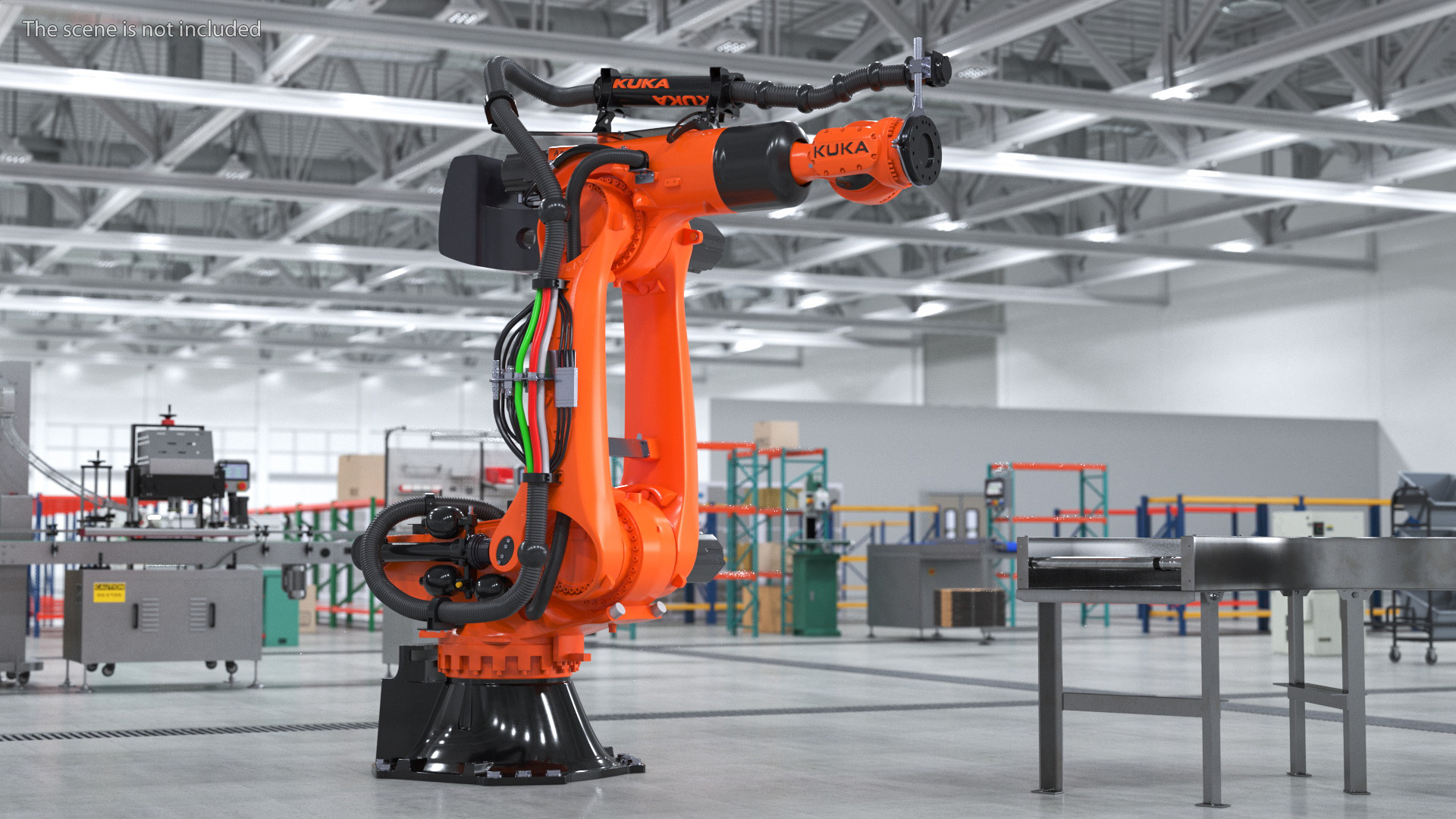 Ultra Robot Arm KUKA KR FORTEC Rigged 3D