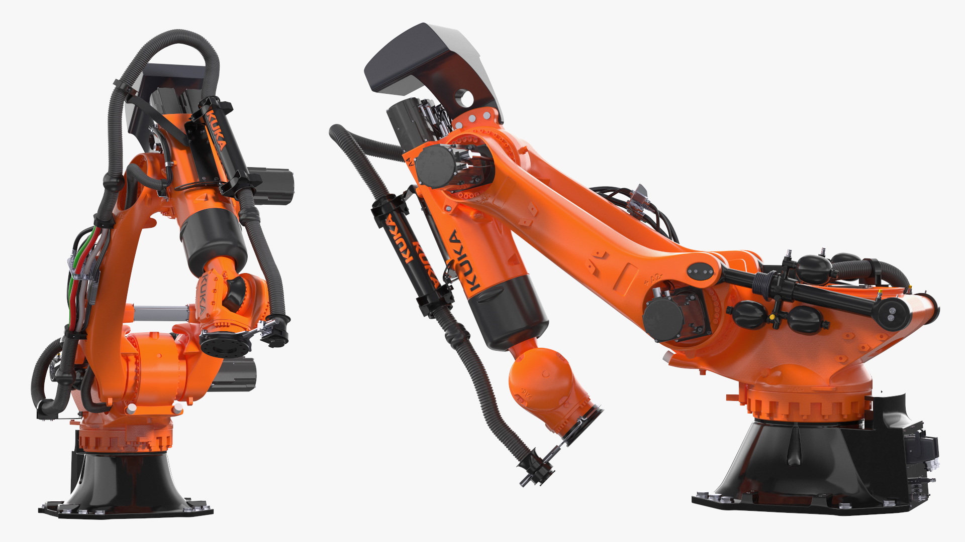 Ultra Robot Arm KUKA KR FORTEC Rigged 3D