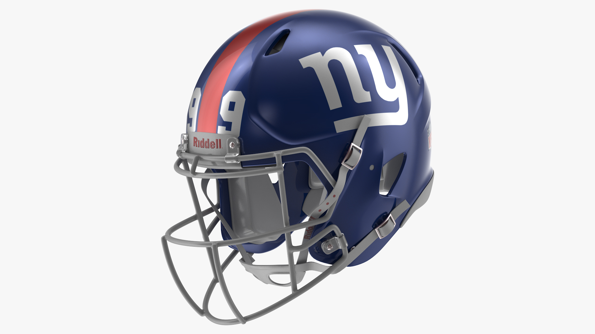 New York Giants American Football Player Crouching Fur 3D model