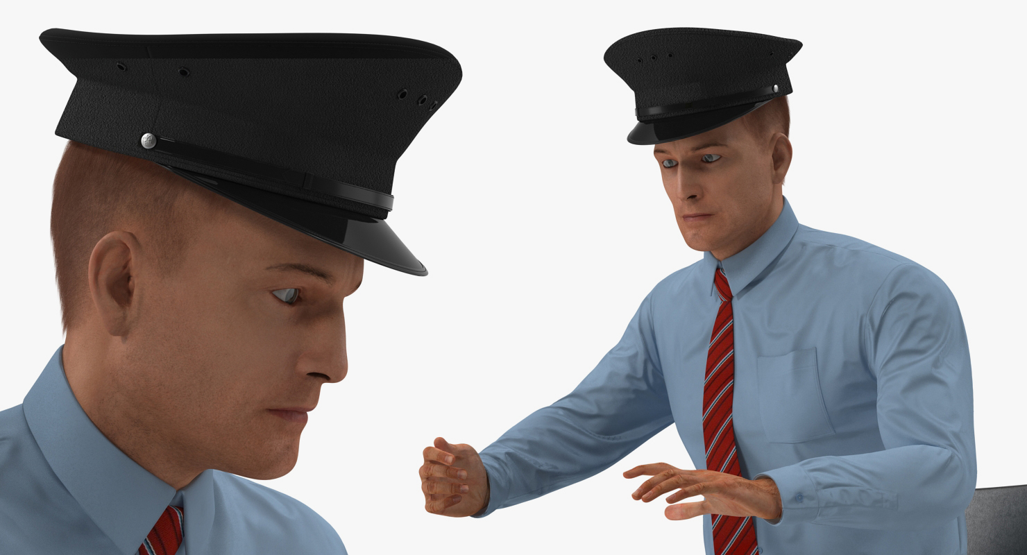 3D Airport Security Officer Xray Baggage Scanning