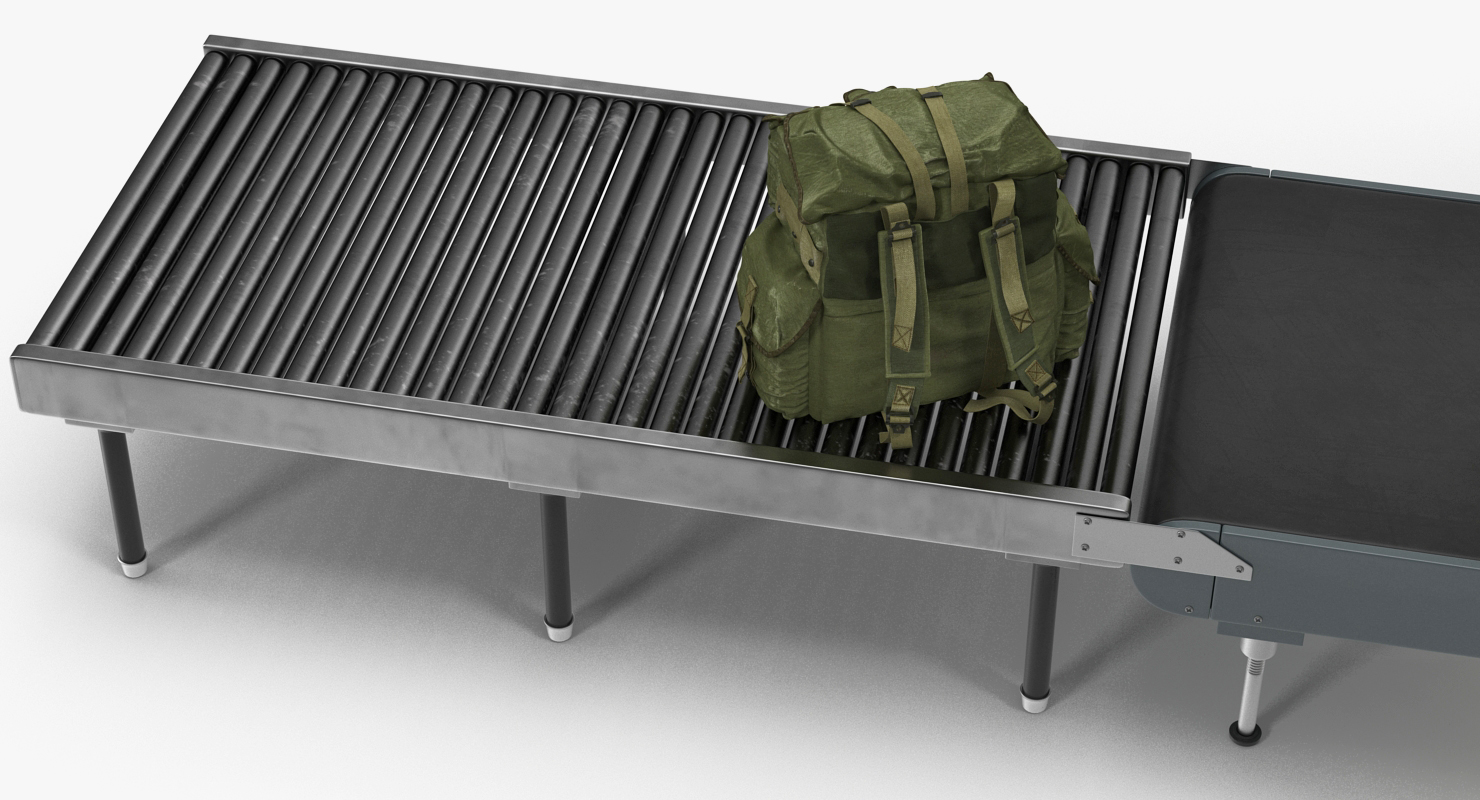 3D Airport Security Officer Xray Baggage Scanning