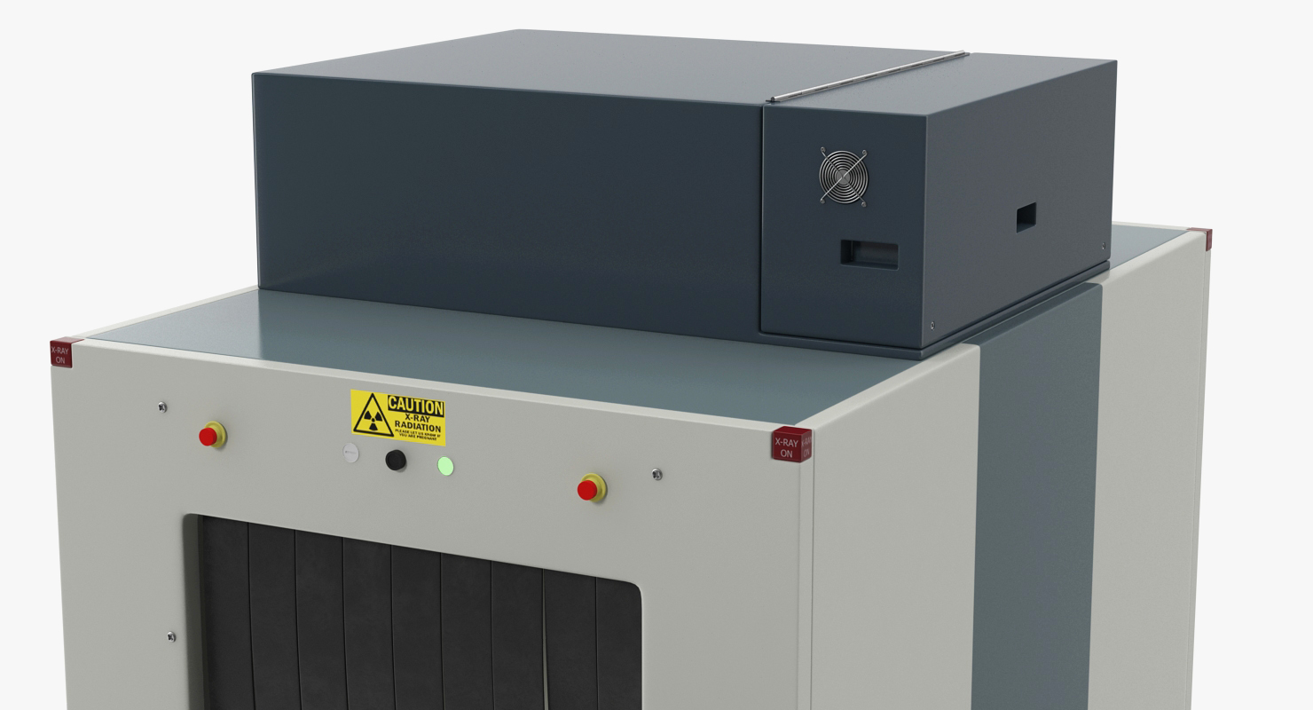 3D Airport Security Officer Xray Baggage Scanning