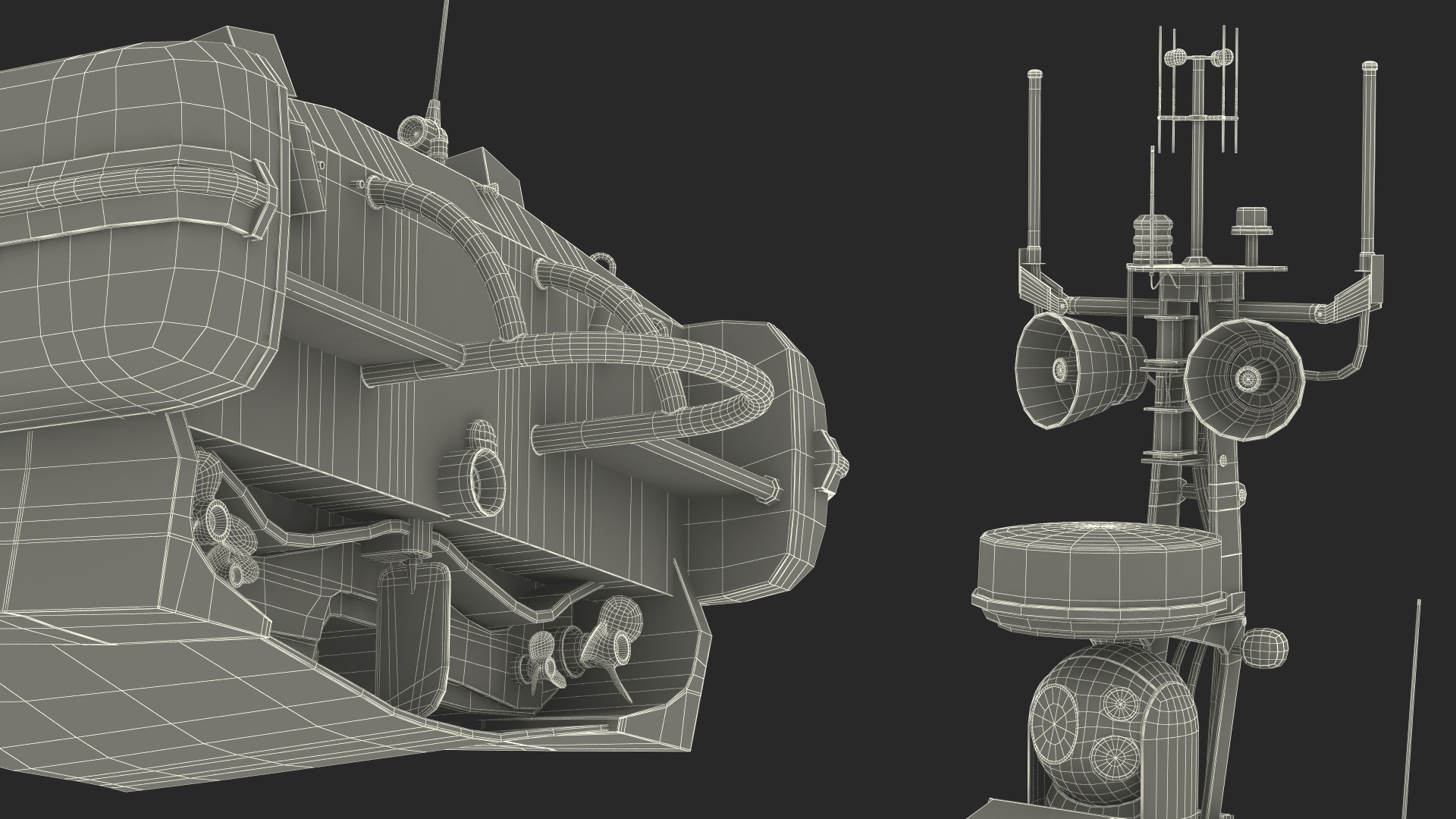 3D Remotely Piloted Patrol Boat model